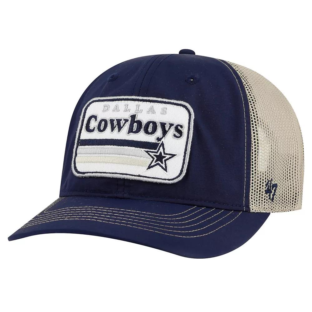 Men's '47 Navy/Natural Dallas Cowboys Campscape Trucker Adjustable Hat, Blue Product Image