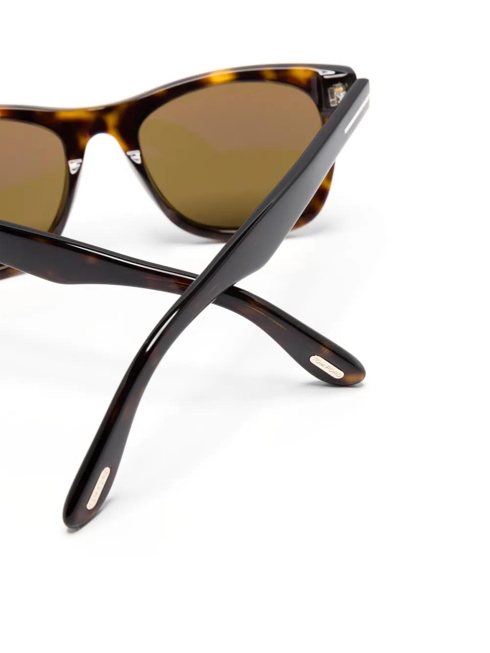 tortoiseshell square-frame sunglasses Product Image