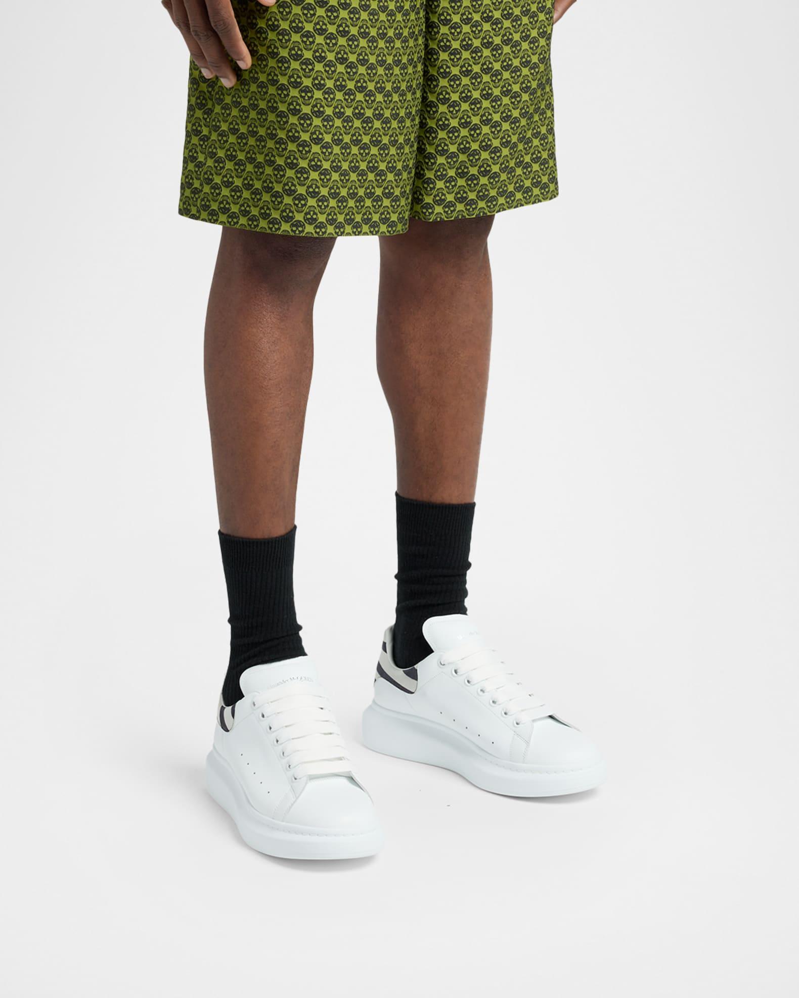 Men's Zebra-Backstay Leather Low-Top Sneakers Product Image