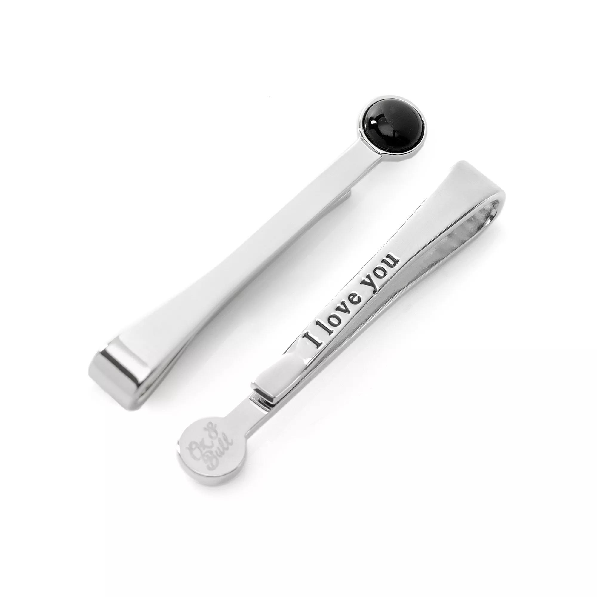 Men's Cuff Links, Inc. "I Love You" Tie Bar, Silver Product Image