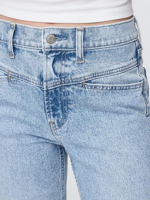 High Rise Studded &apos;90s Straight Jeans Product Image