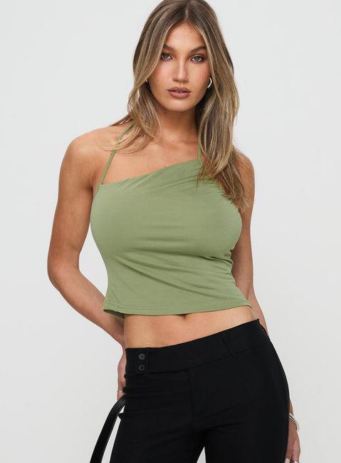Catalyst Asymmetrical Top Green Product Image