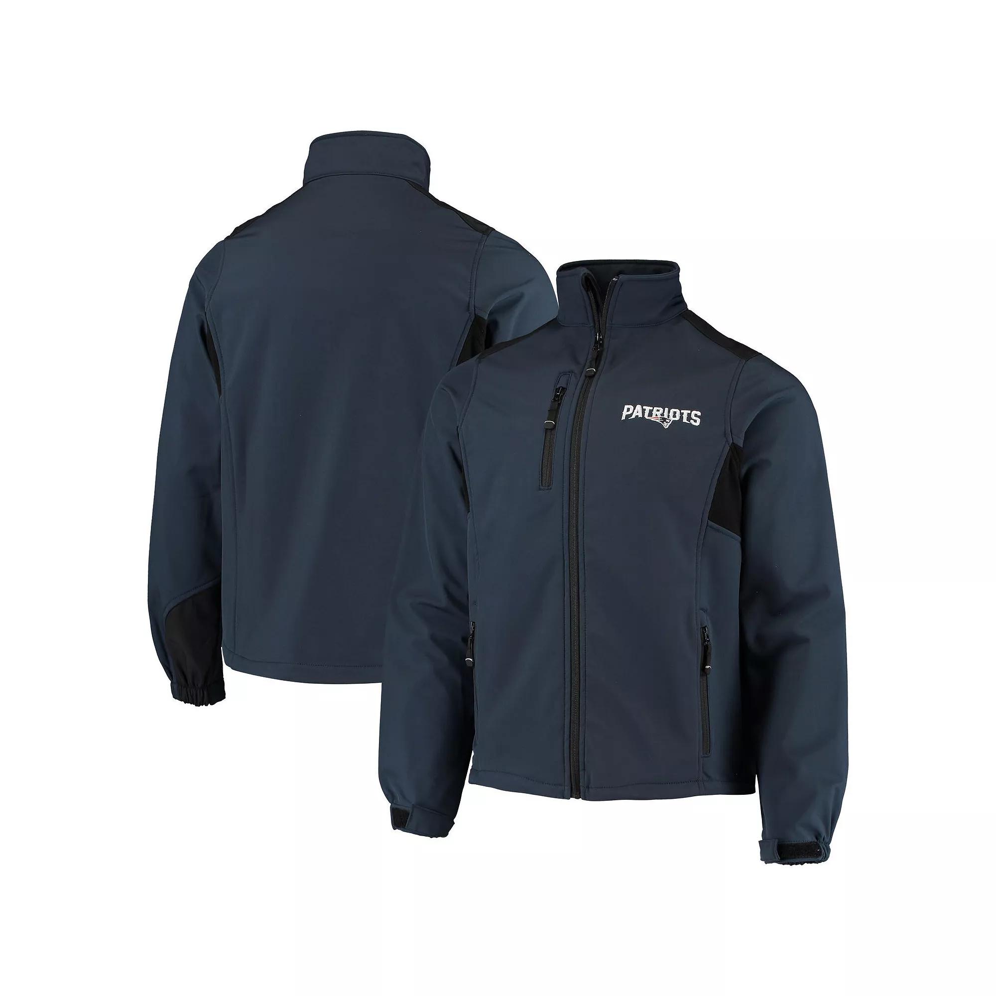 Men's Dunbrooke Navy Denver Broncos Circle Softshell Fleece Full-Zip Jacket,  Product Image