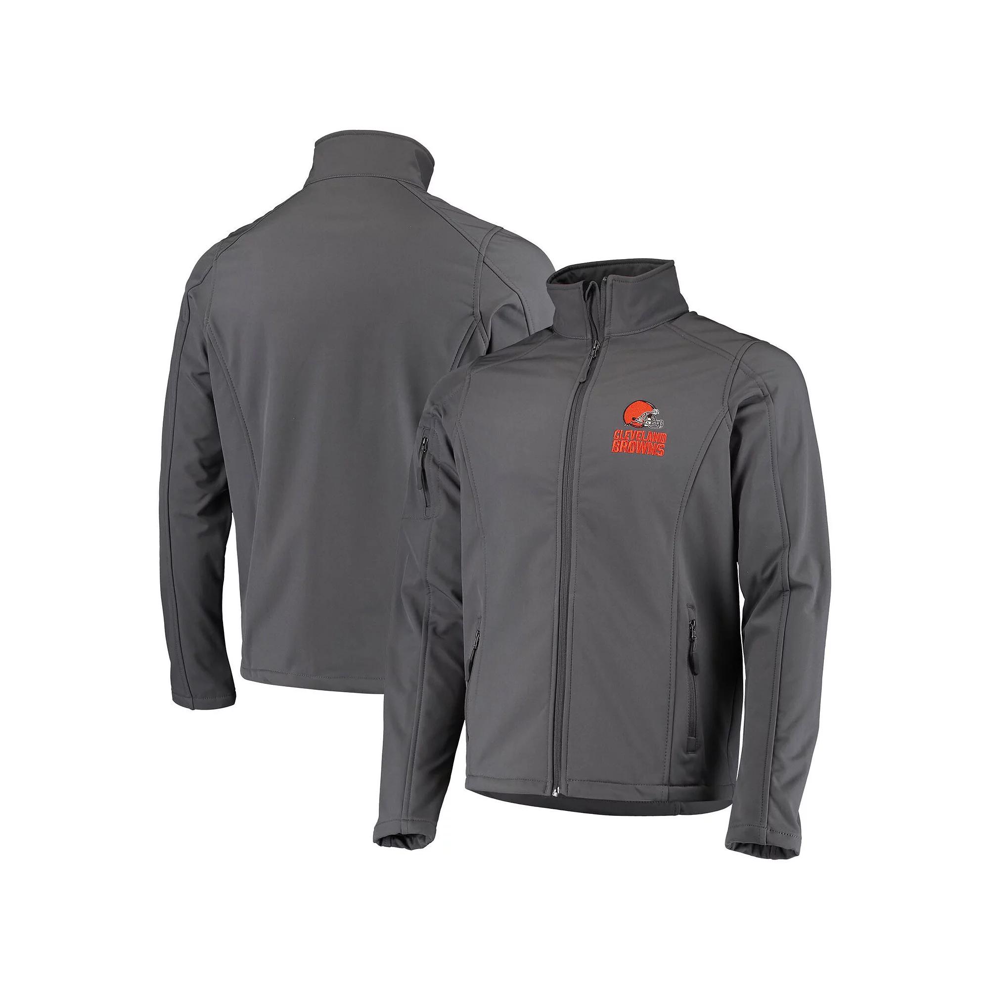 Men's Dunbrooke Charcoal Cleveland Browns Sonoma Softshell Full-Zip Jacket,  Product Image