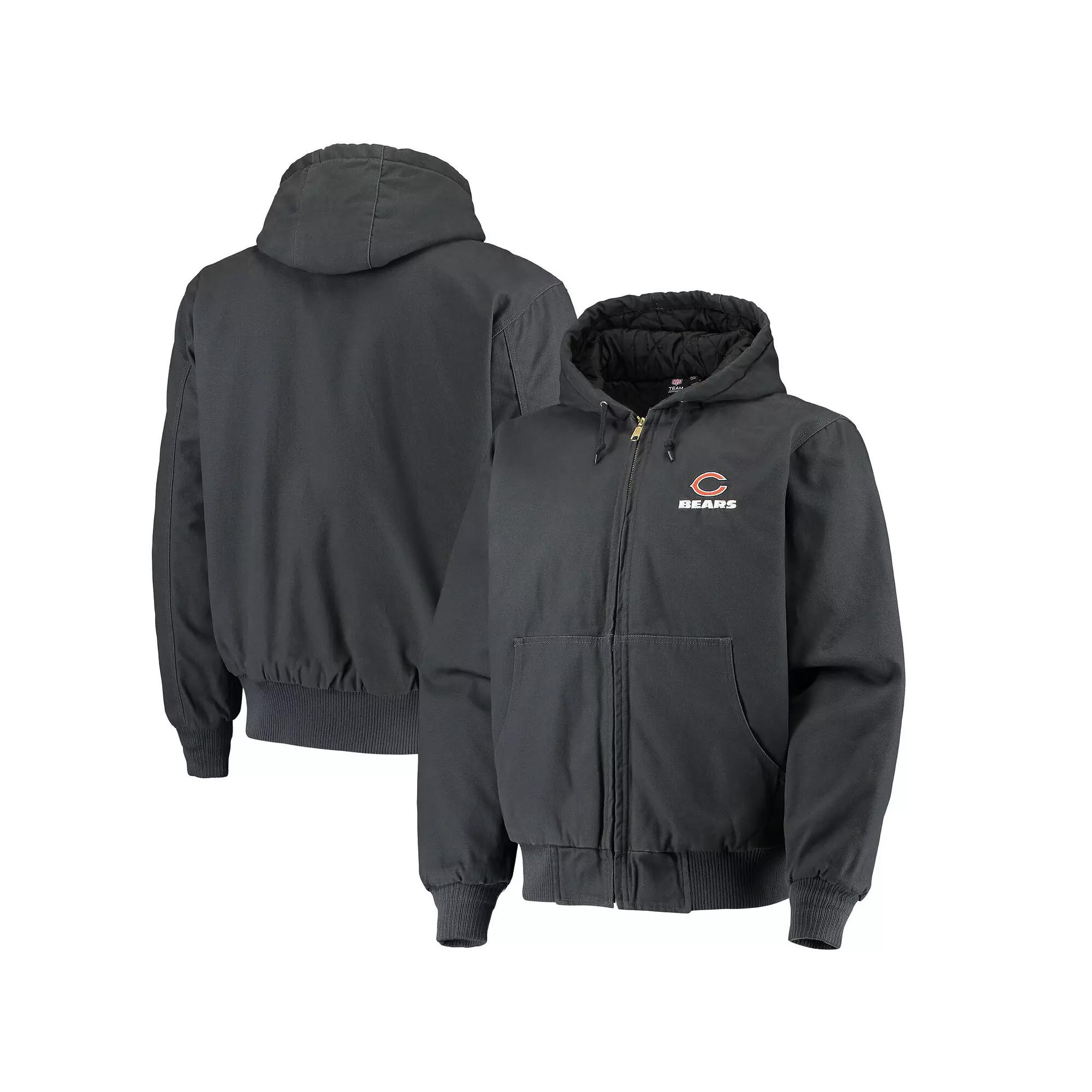 Men's Dunbrooke Navy Chicago Bears Dakota Cotton Canvas Hooded Jacket,  Product Image