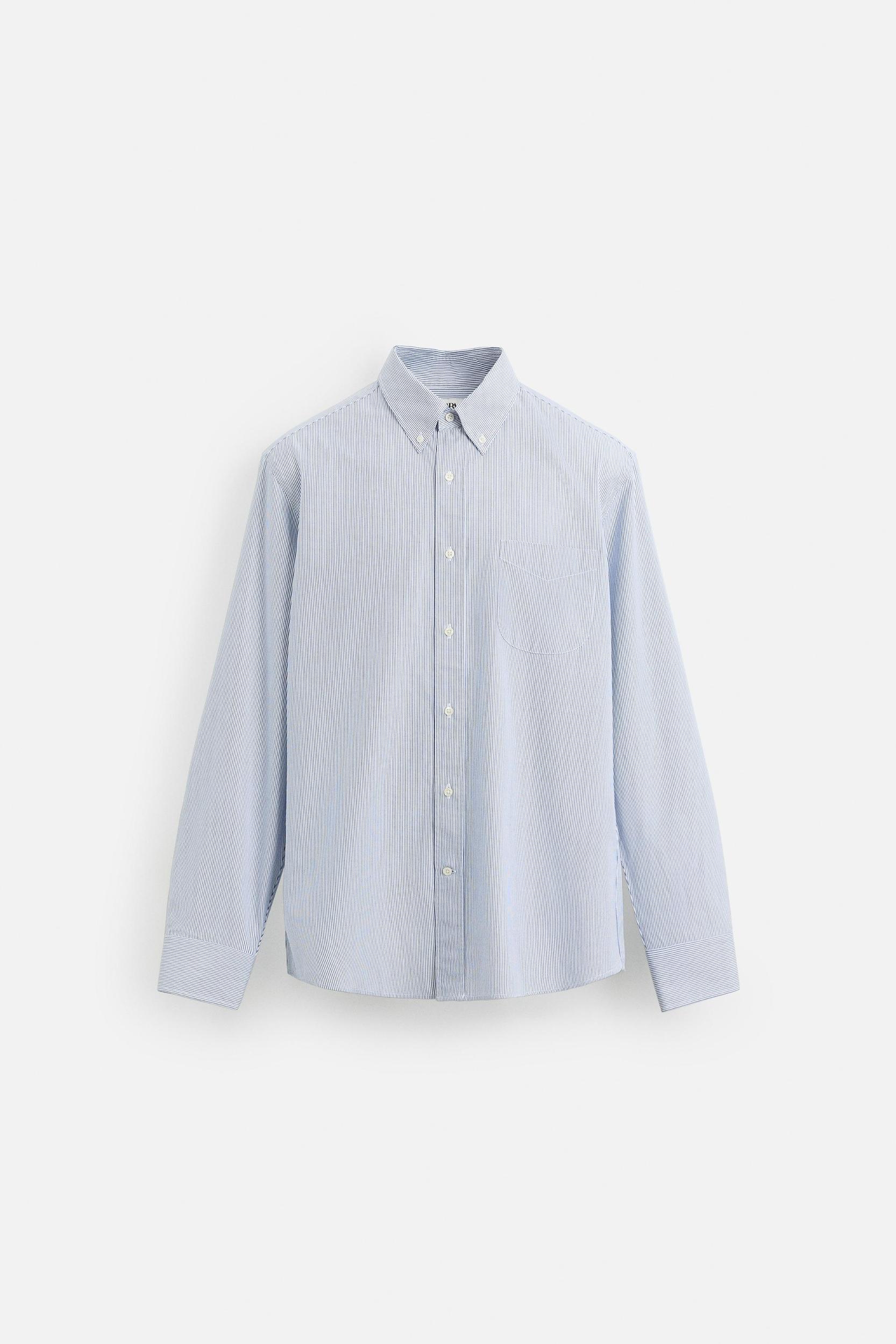 TEXTURED STRIPED SHIRT Product Image