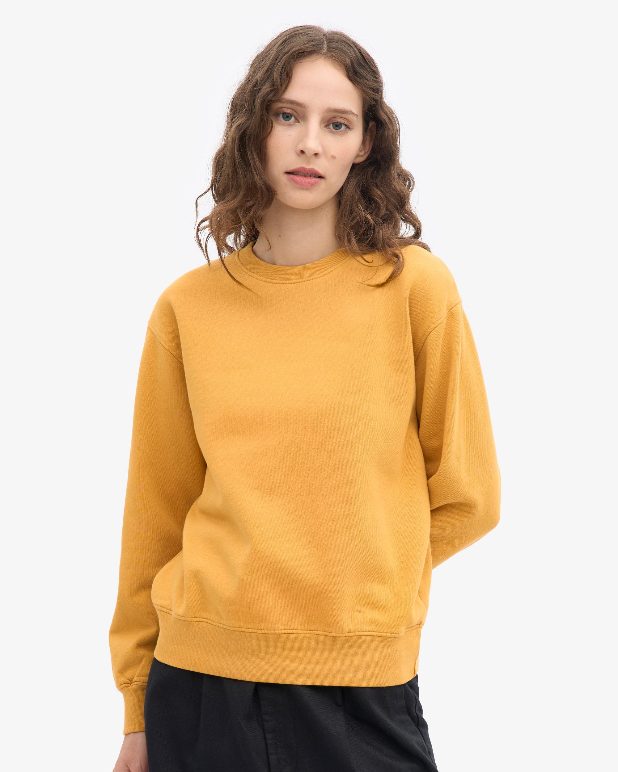 Women Classic Organic Crew - Burned Yellow Product Image