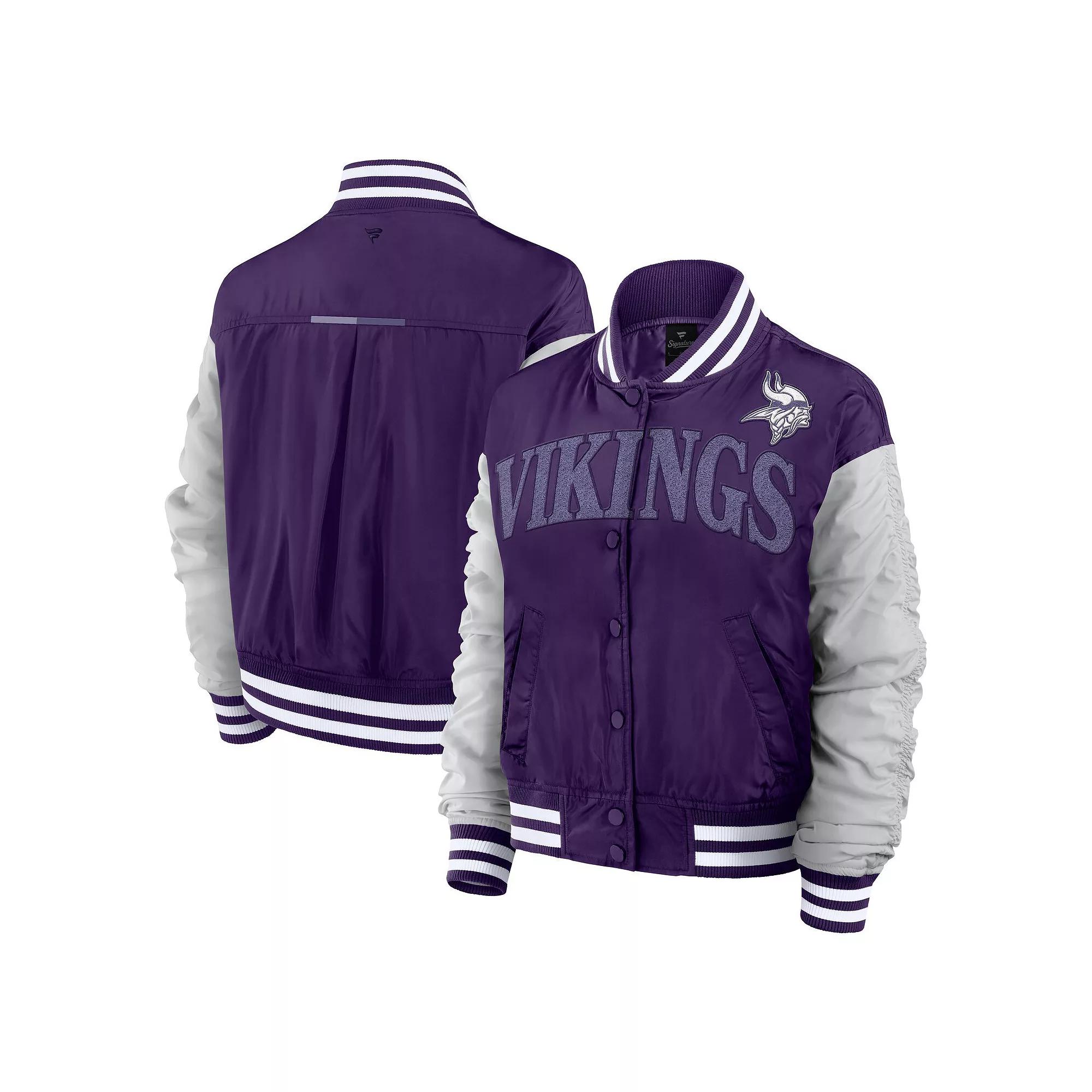 Women's Fanatics Purple Minnesota Vikings Elements Wave Full-Snap Jacket,  Product Image