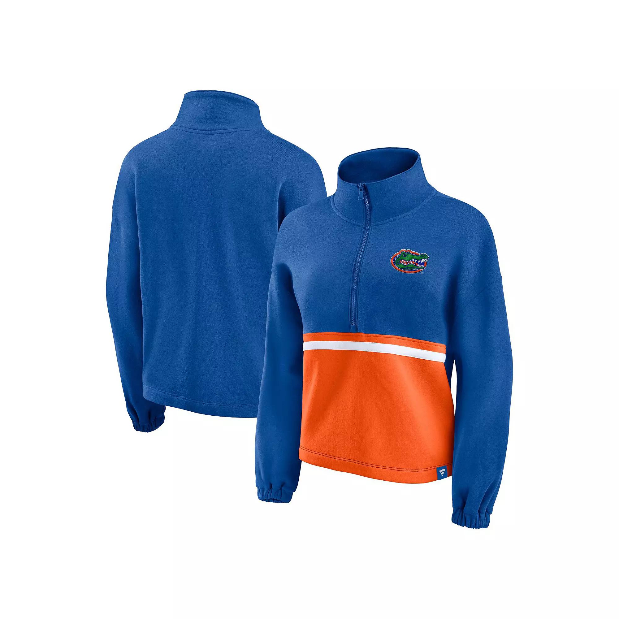 Women's Fanatics Branded Royal Florida Gators Fleece Half-Zip Jacket,  Product Image