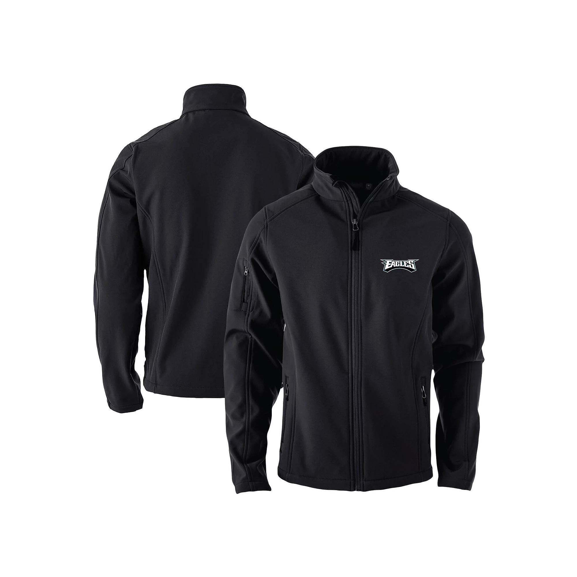 Men's Dunbrooke Black Philadelphia Eagles Sonoma Softshell Full-Zip Jacket,  Product Image