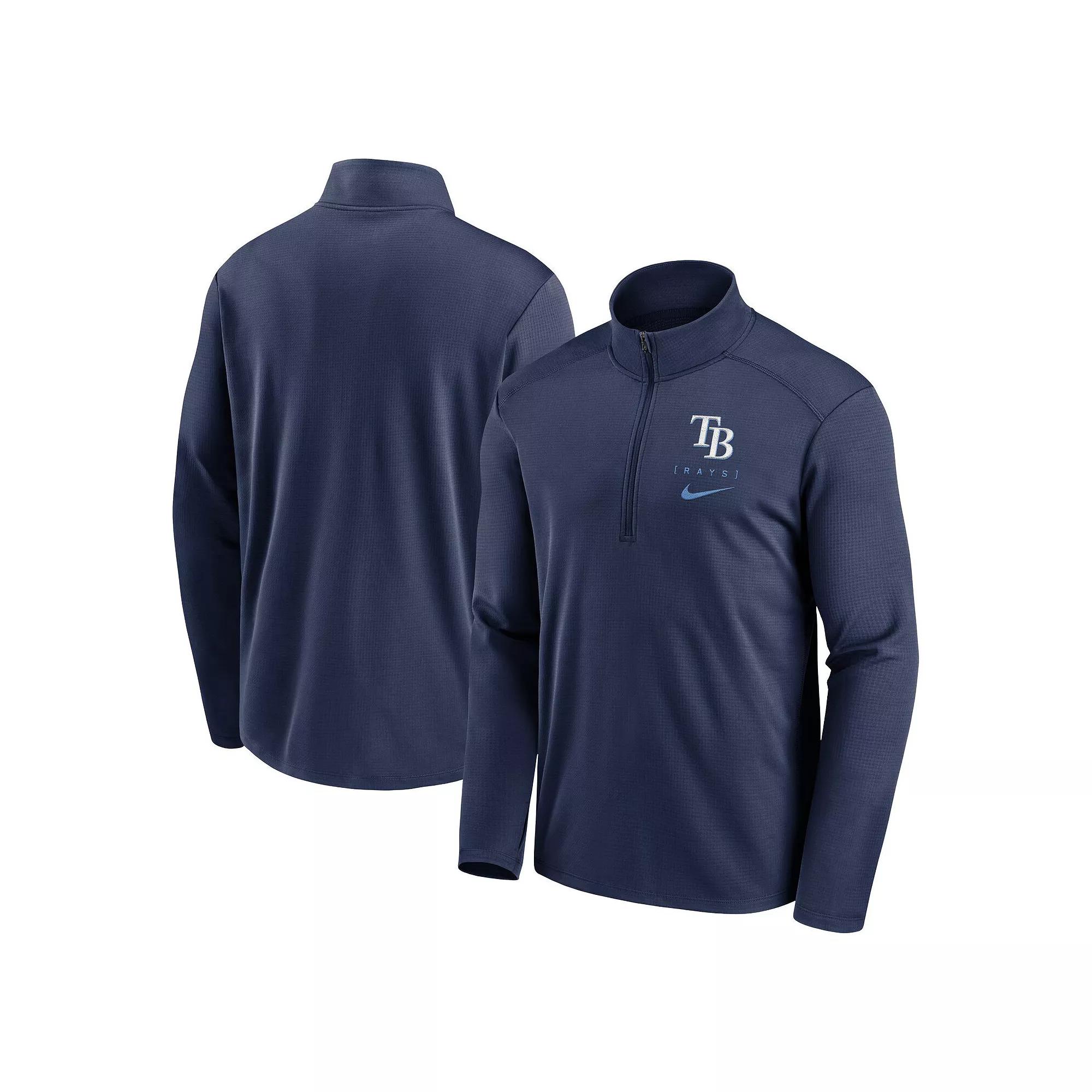 Men's Nike Navy Seattle Mariners Franchise Logo Pacer Performance Half-Zip Top,  Product Image