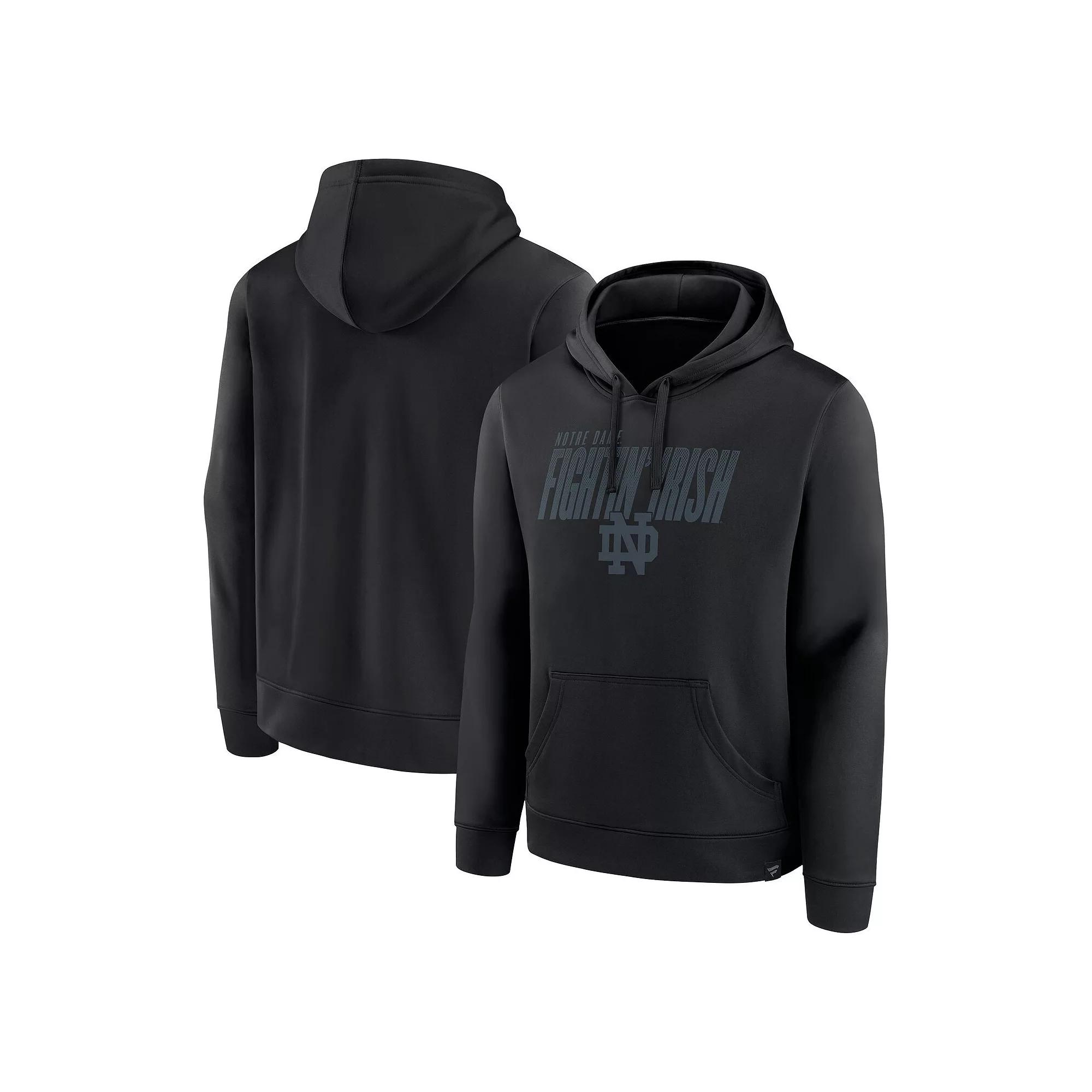 Men's Fanatics Black Atlanta Falcons Blackout Pullover Hoodie, Size: XL Product Image