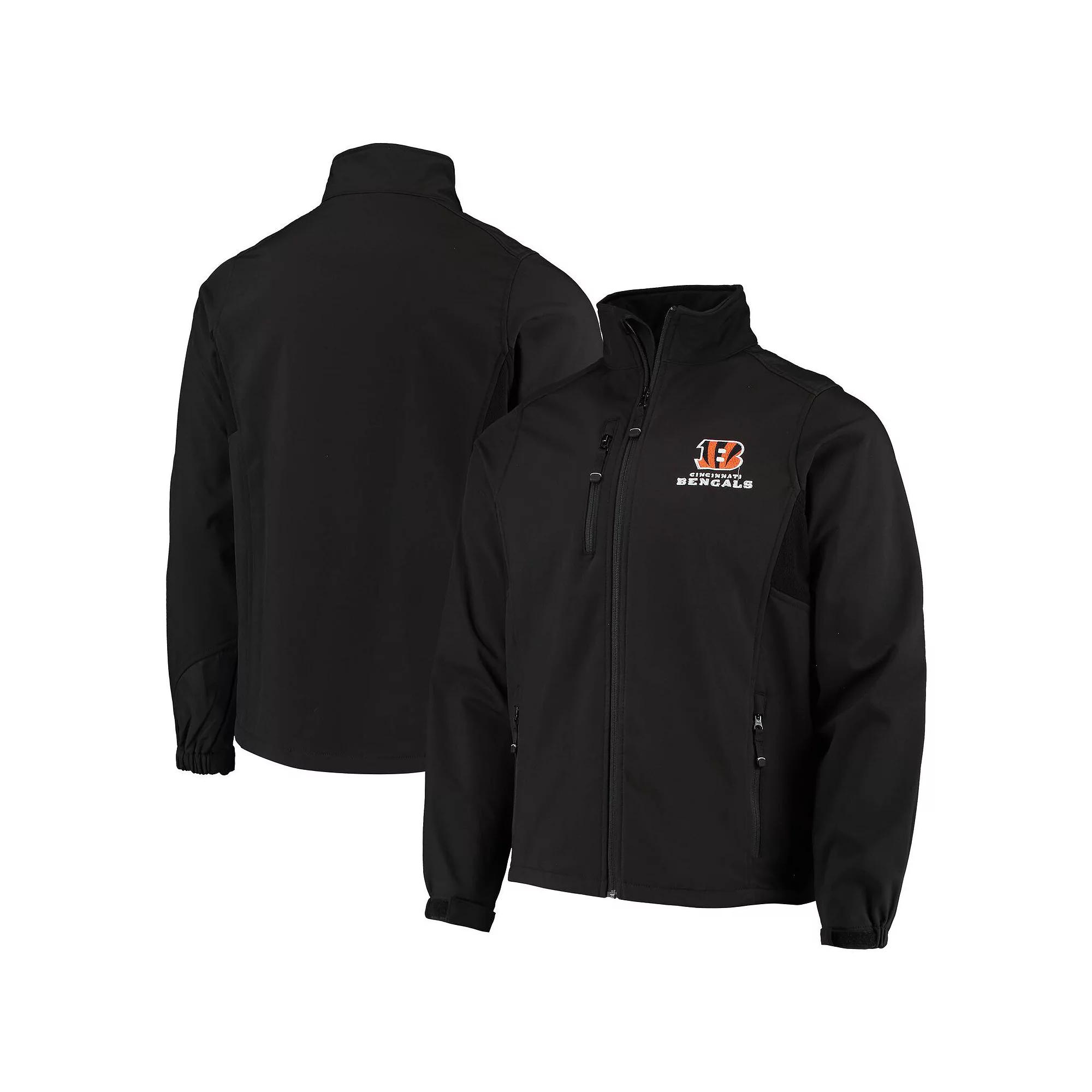 Men's Dunbrooke Black Cincinnati Bengals Circle Softshell Fleece Full-Zip Jacket,  Product Image