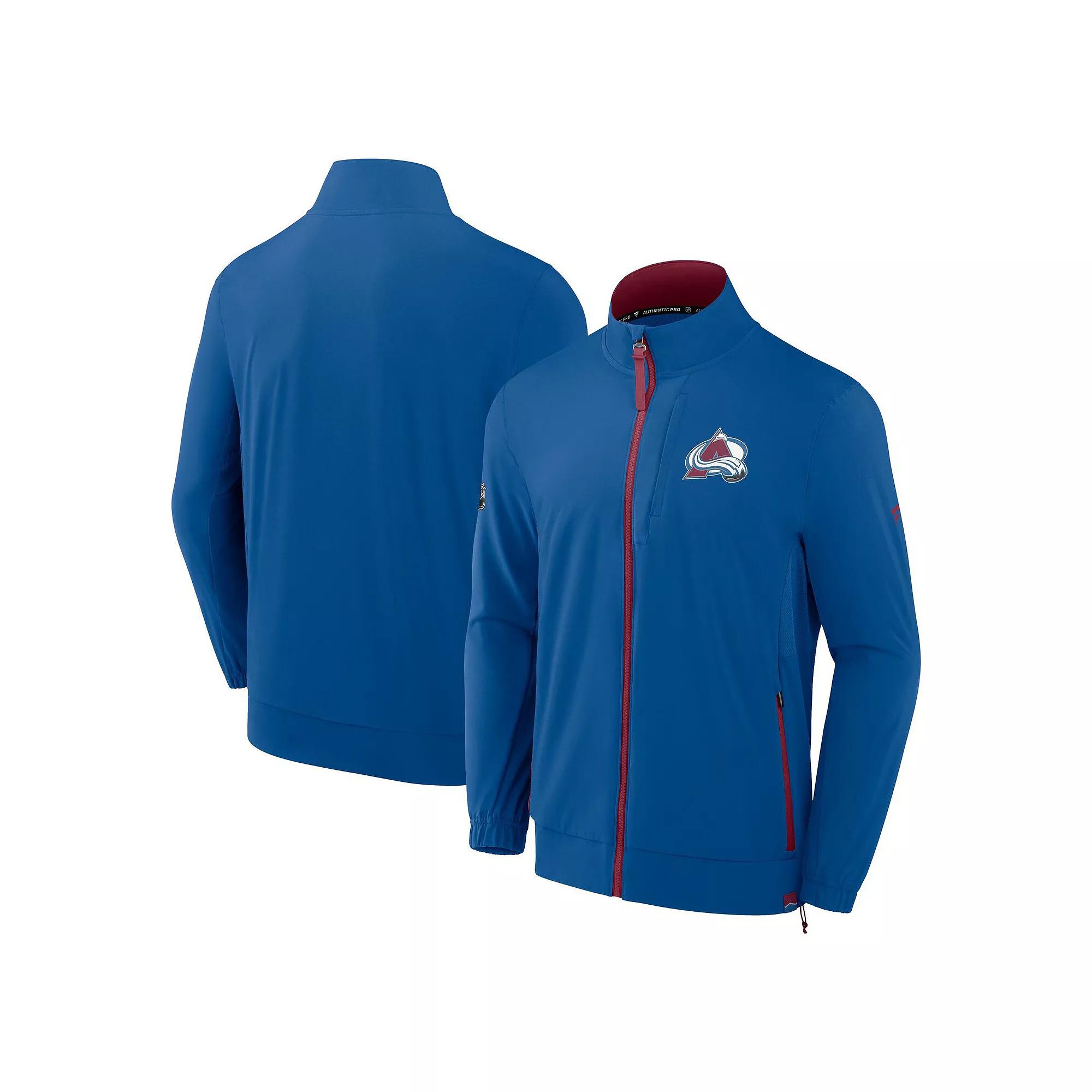 Mens Fanatics Colorado Avalanche Authentic Pro Rink Coaches Full-Zip Jacket Product Image