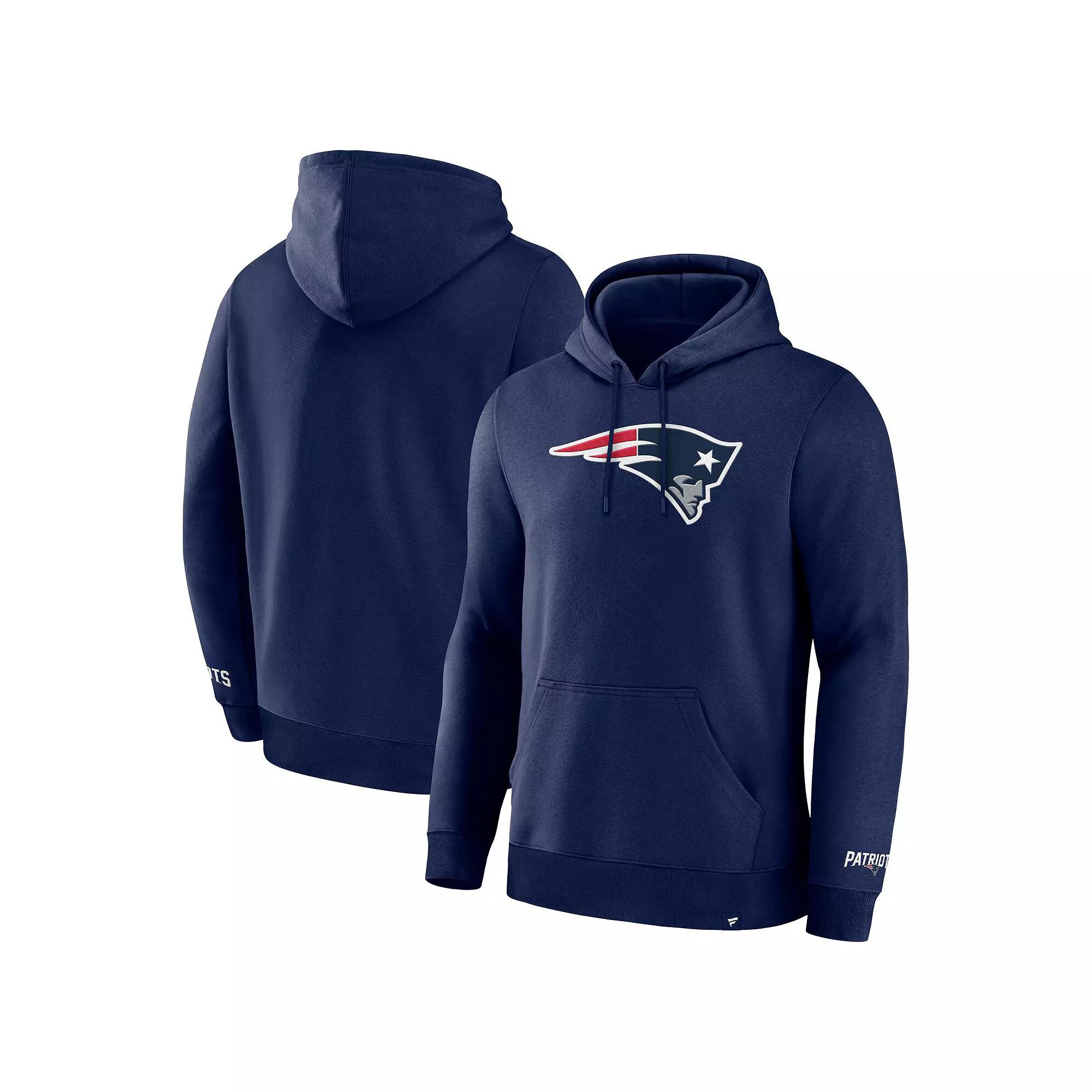 Men's Fanatics  Navy New England Patriots Legacy Fleece Pullover Hoodie, Size: Medium, Blue Product Image