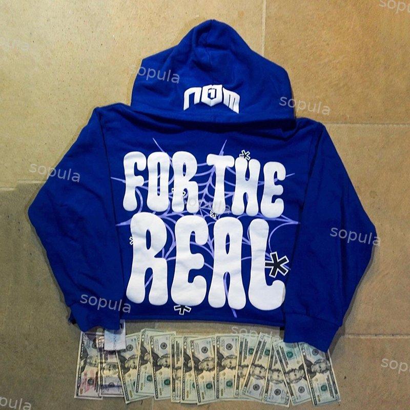 Sopula For The Real Graphic Print Cropped Hoodie Product Image