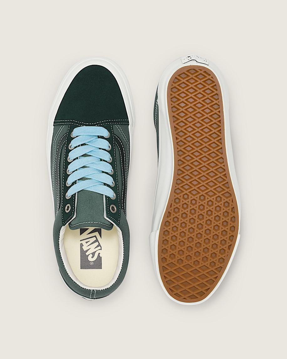 Premium Old Skool Shoe in Scarab Green / Grey| Vans US Product Image