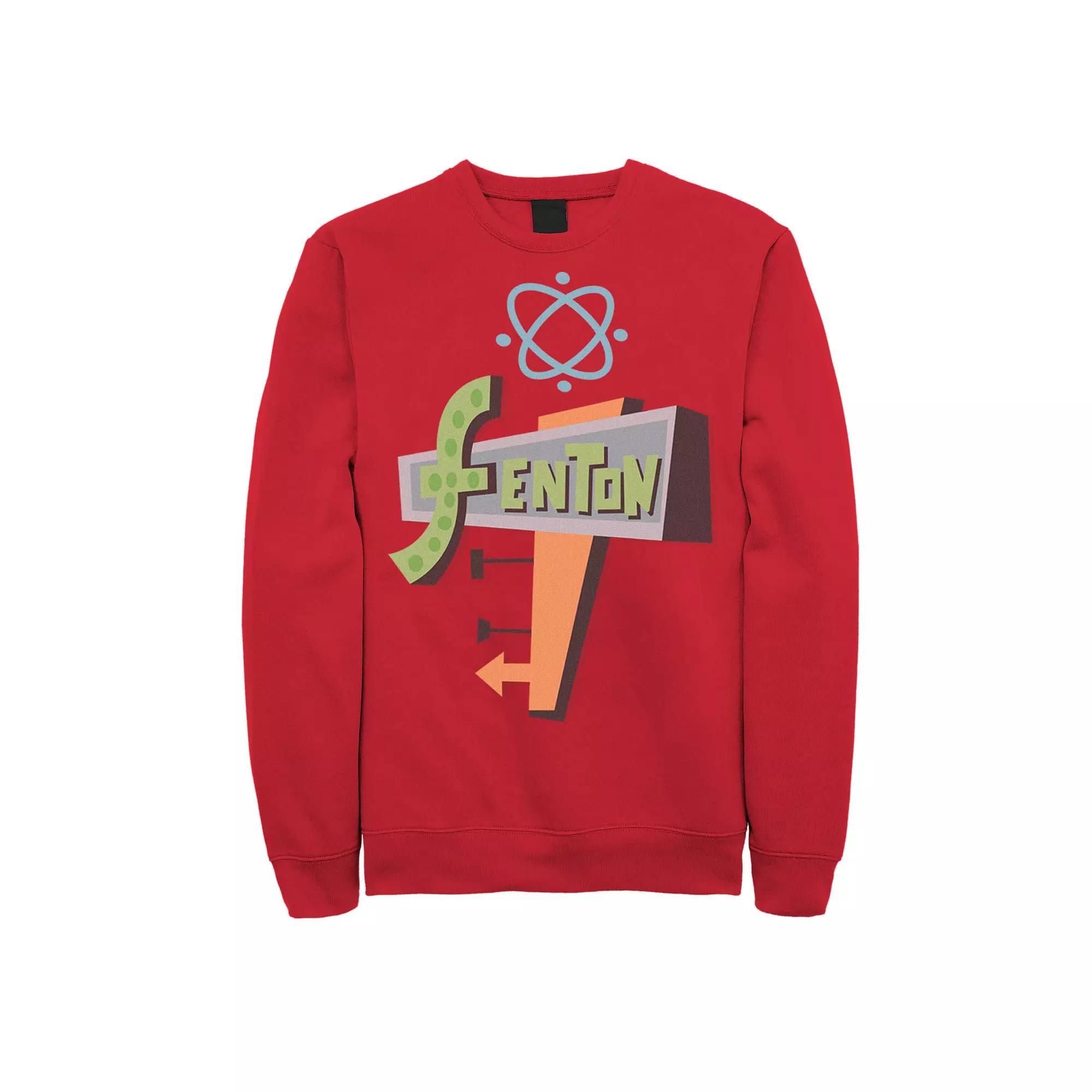 Mens Nickelodeon Danny Phantom Fenton Science Logo Fleece Product Image