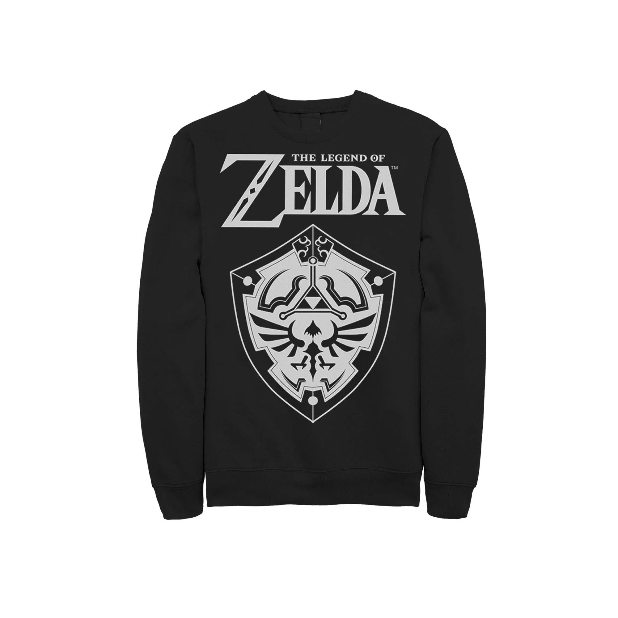 Big & Tall The Legend Of Zelda Hylian Shield Graphic Fleece Pullover, Men's,  Product Image