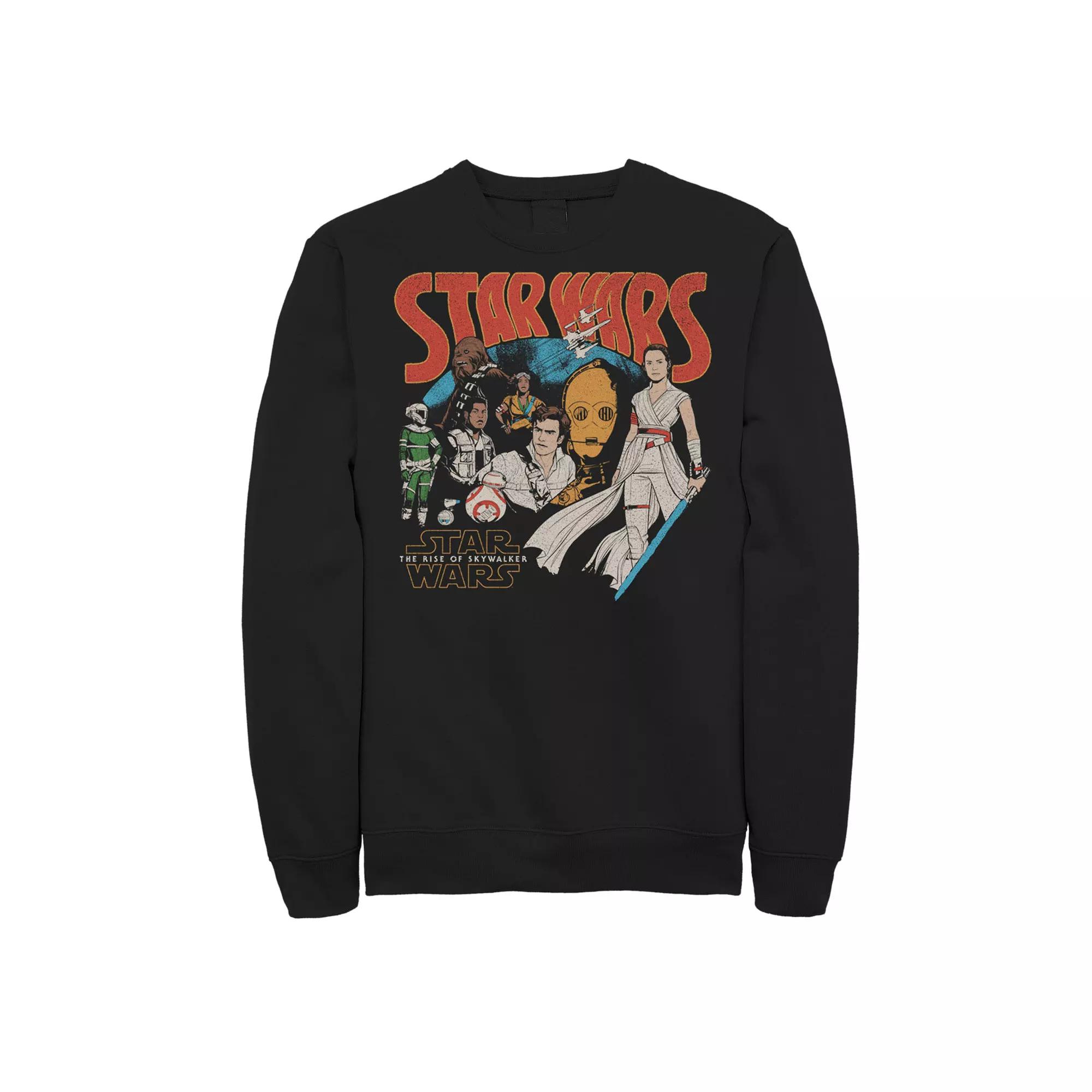 Men's Star Wars The Rise of Skywalker Retro Collage Sweatshirt,  Product Image