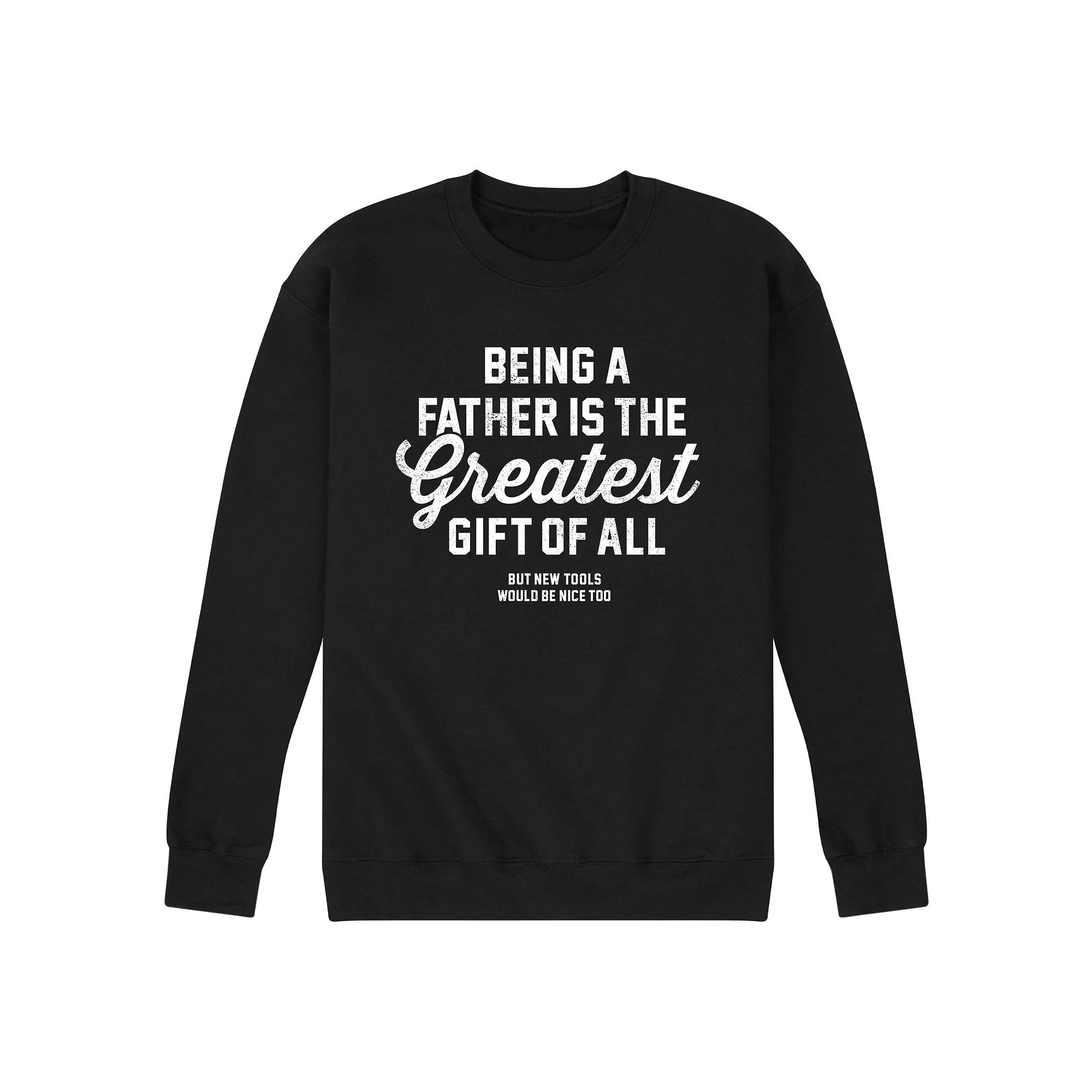 Men's Father Greatest Gift Tools Graphic Sweatshirt,  Product Image