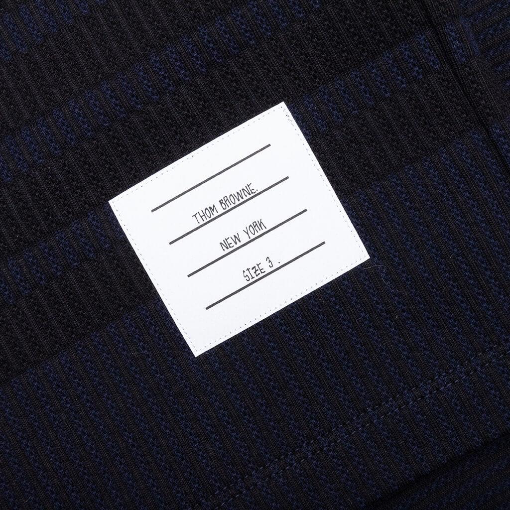 Seersucker Loopback Sweatshorts - Navy Male Product Image