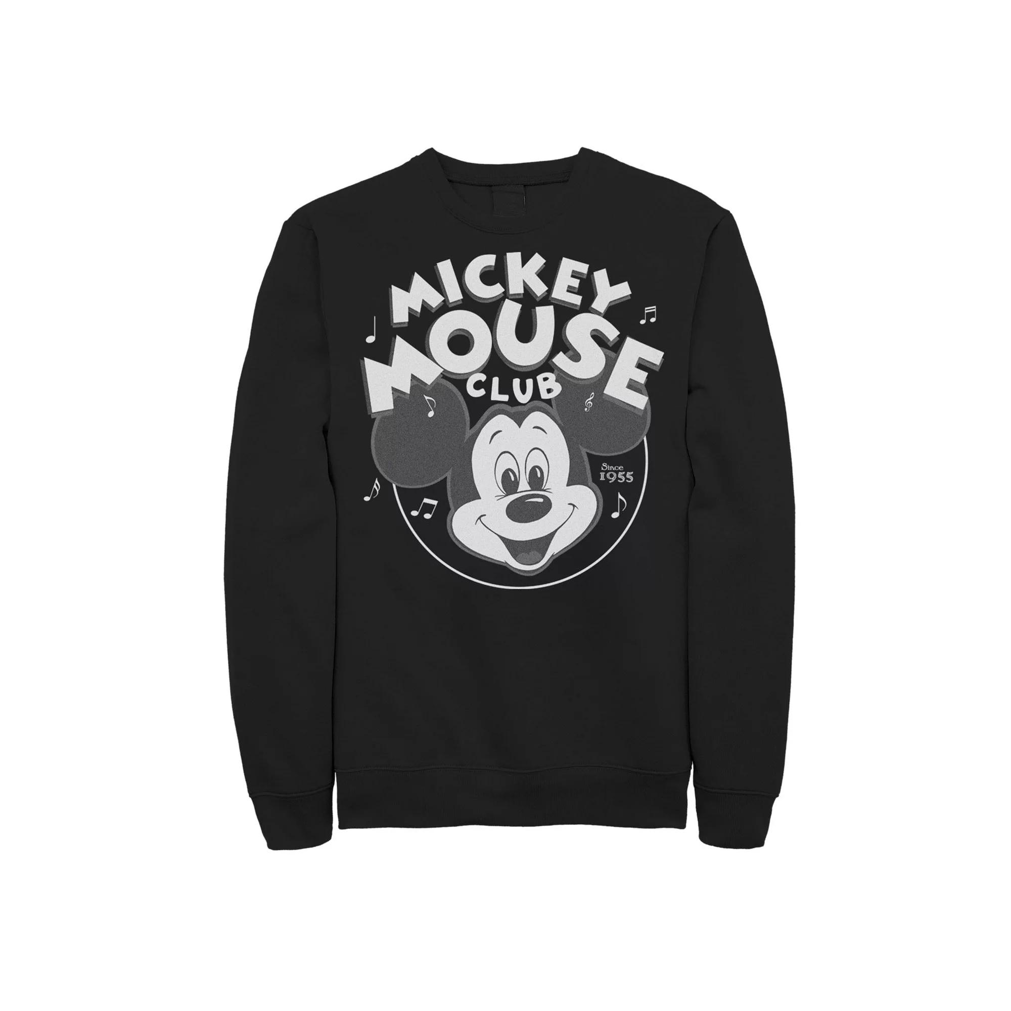Disney's Mickey Mouse Big & Tall Mickey Mouse Club Badge Graphic Fleece, Men's,  Product Image
