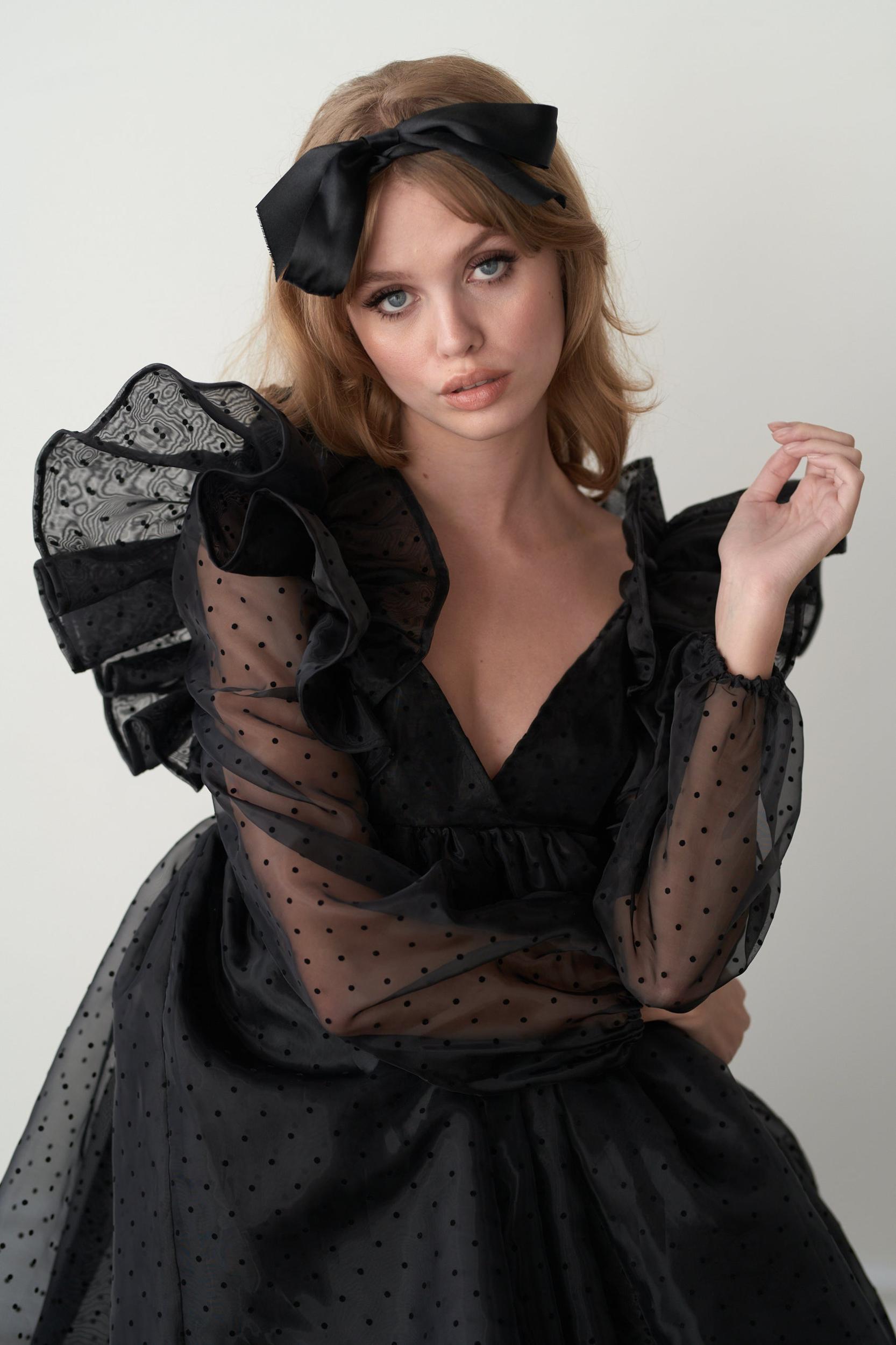 The Caviar Sugarfrill Puff Dress Product Image