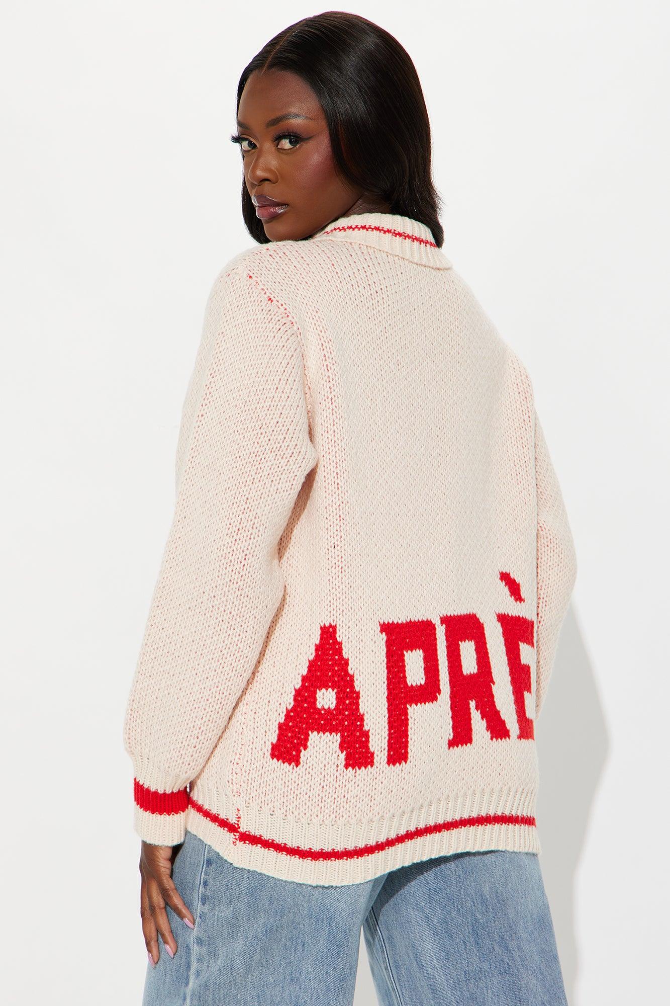 Apres Babe Sweater - Cream/combo Female Product Image