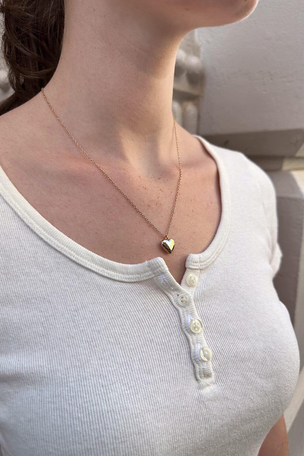 Heart Locket Necklace Product Image