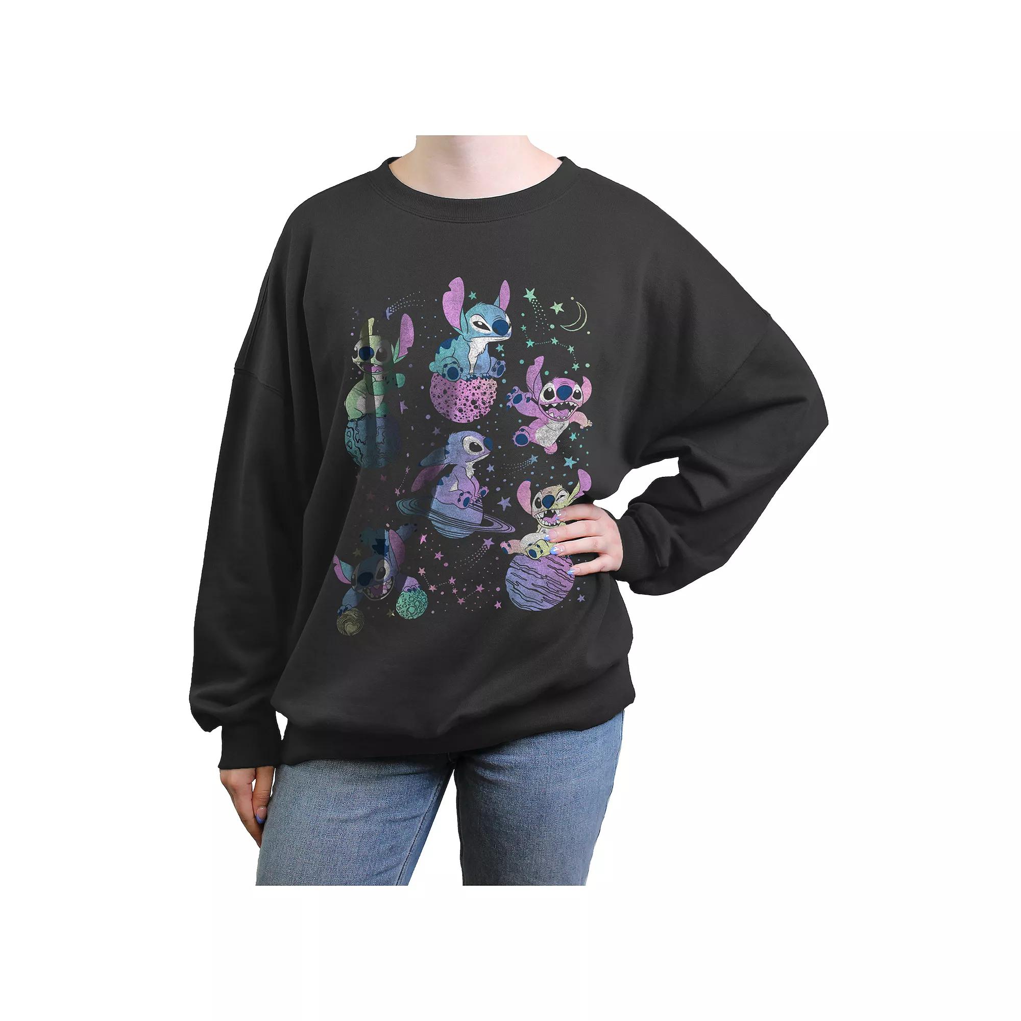 Disney's Lilo & Stitch Planetary Stitch Juniors' Graphic Fleece, Girl's,  Product Image