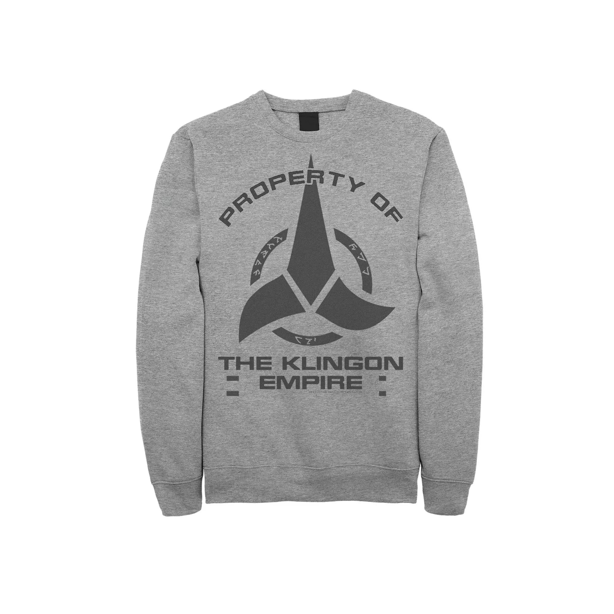 Men's Star Trek: Discovery The Klingon Empire Badge Sweatshirt,  Product Image
