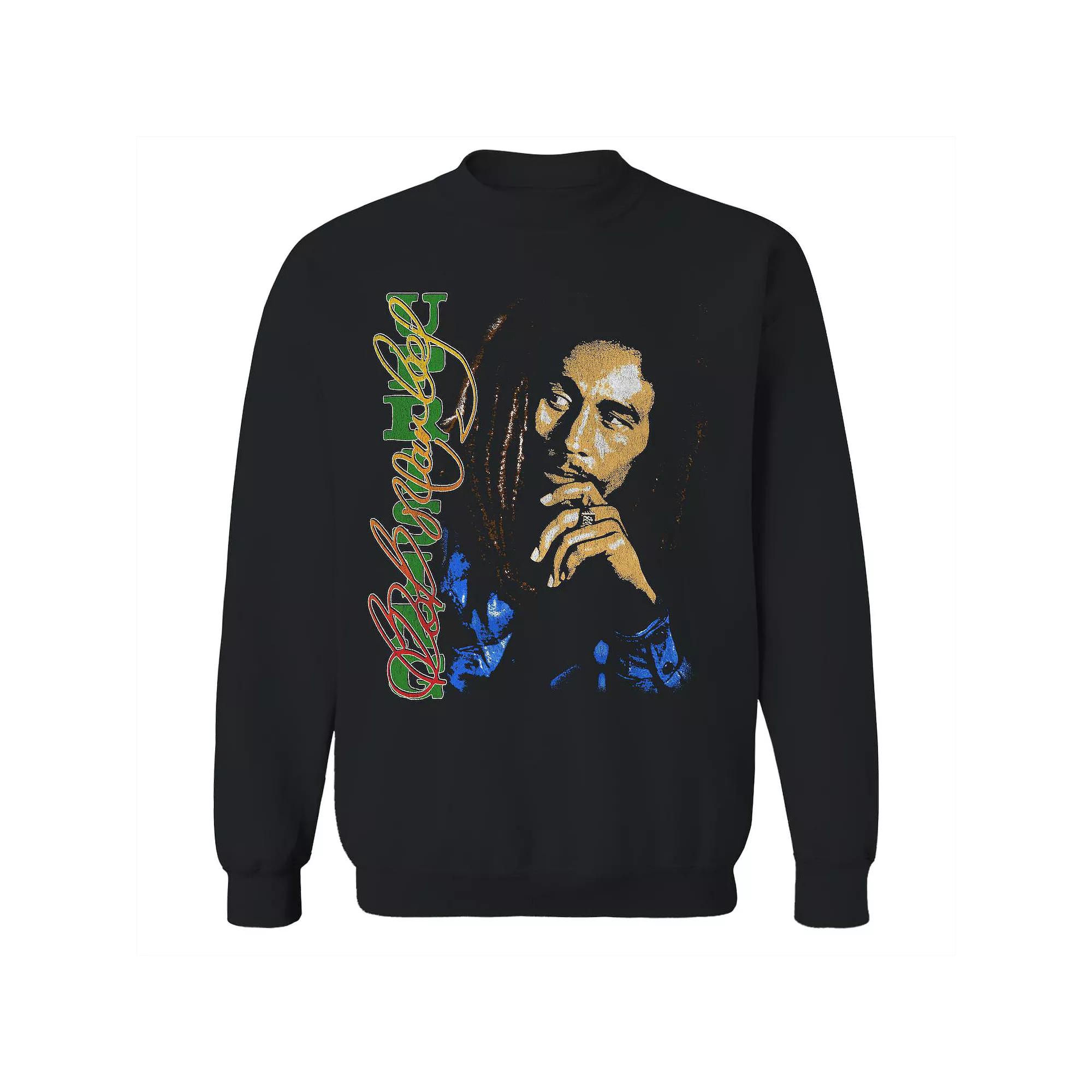 Junior's Bob Marley Uprising Smoking Graphic Fleece Sweatshirt, Women's,  Product Image