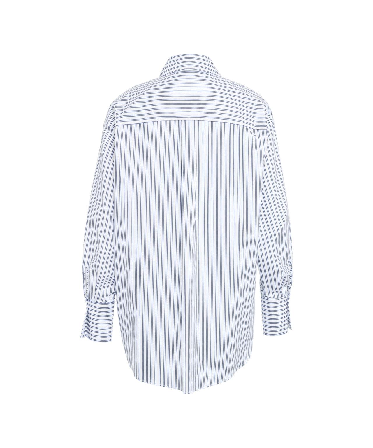 Striped blouse with logo Product Image