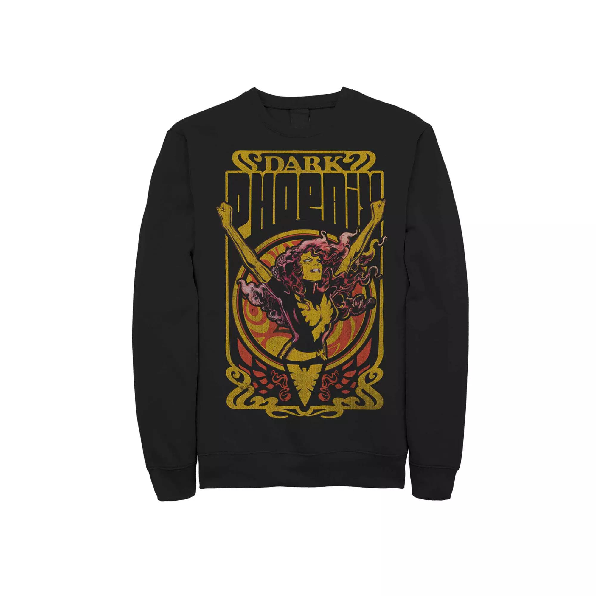 Men's Jurassic World Black and White Comic Dinos Fleece Graphic Pullover,  Product Image