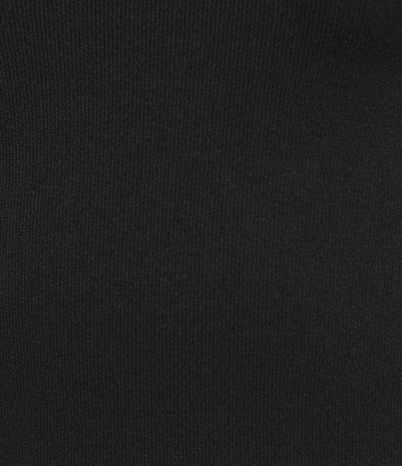 C&V Chelsea & Violet Mock Neck Seamless Knit Crop Top Product Image