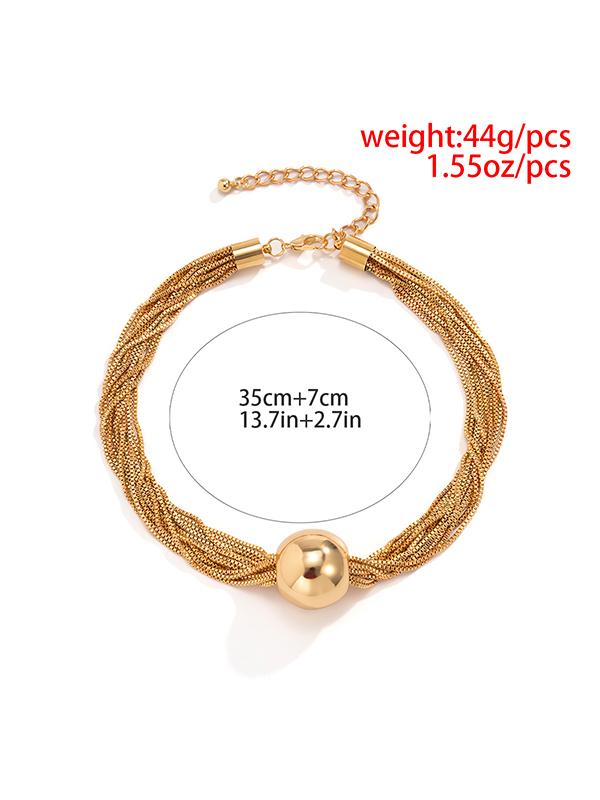 Original Stylish Statement Geometric Necklace Product Image