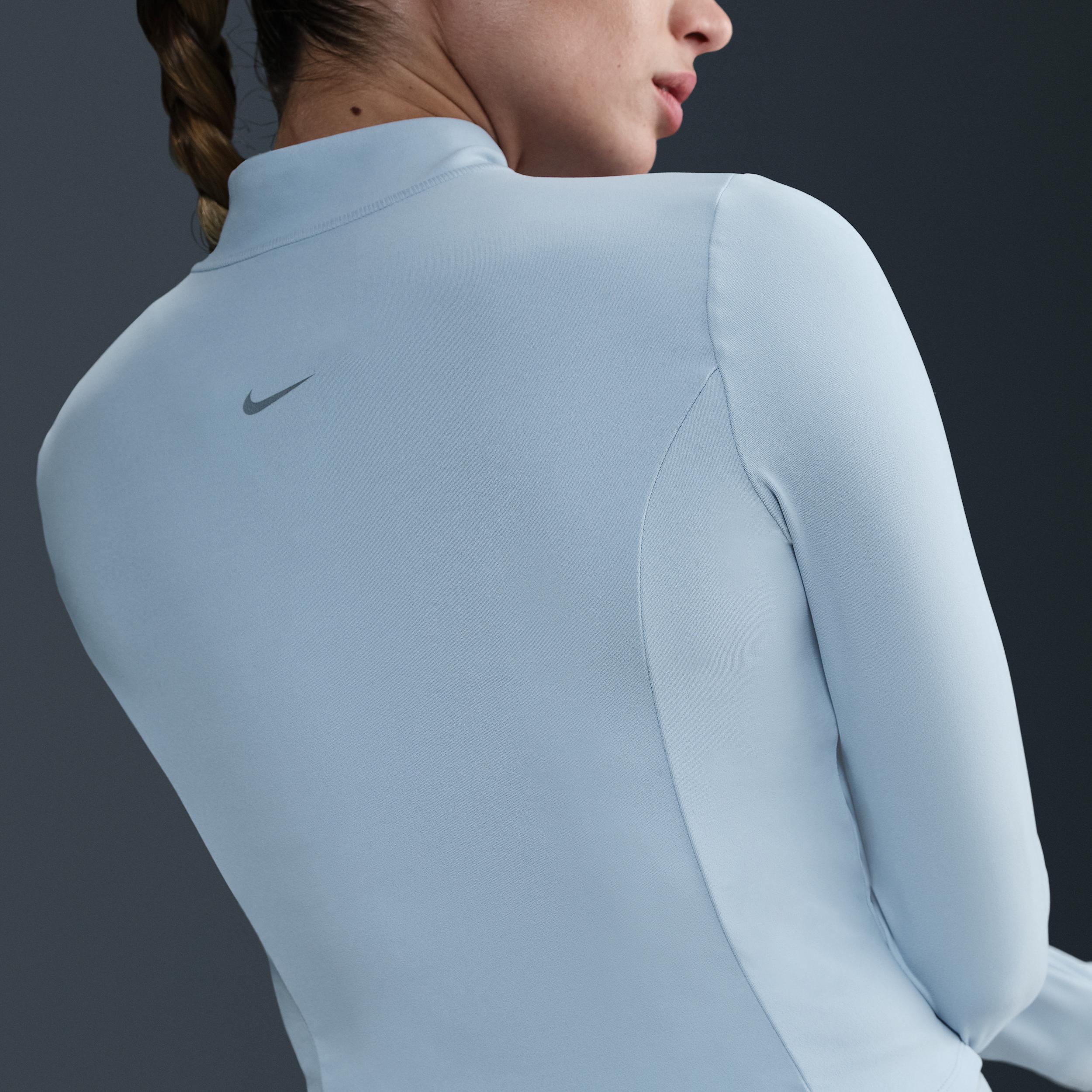Nike Women's Zenvy Dri-FIT Full-Zip Long-Sleeve Top Product Image