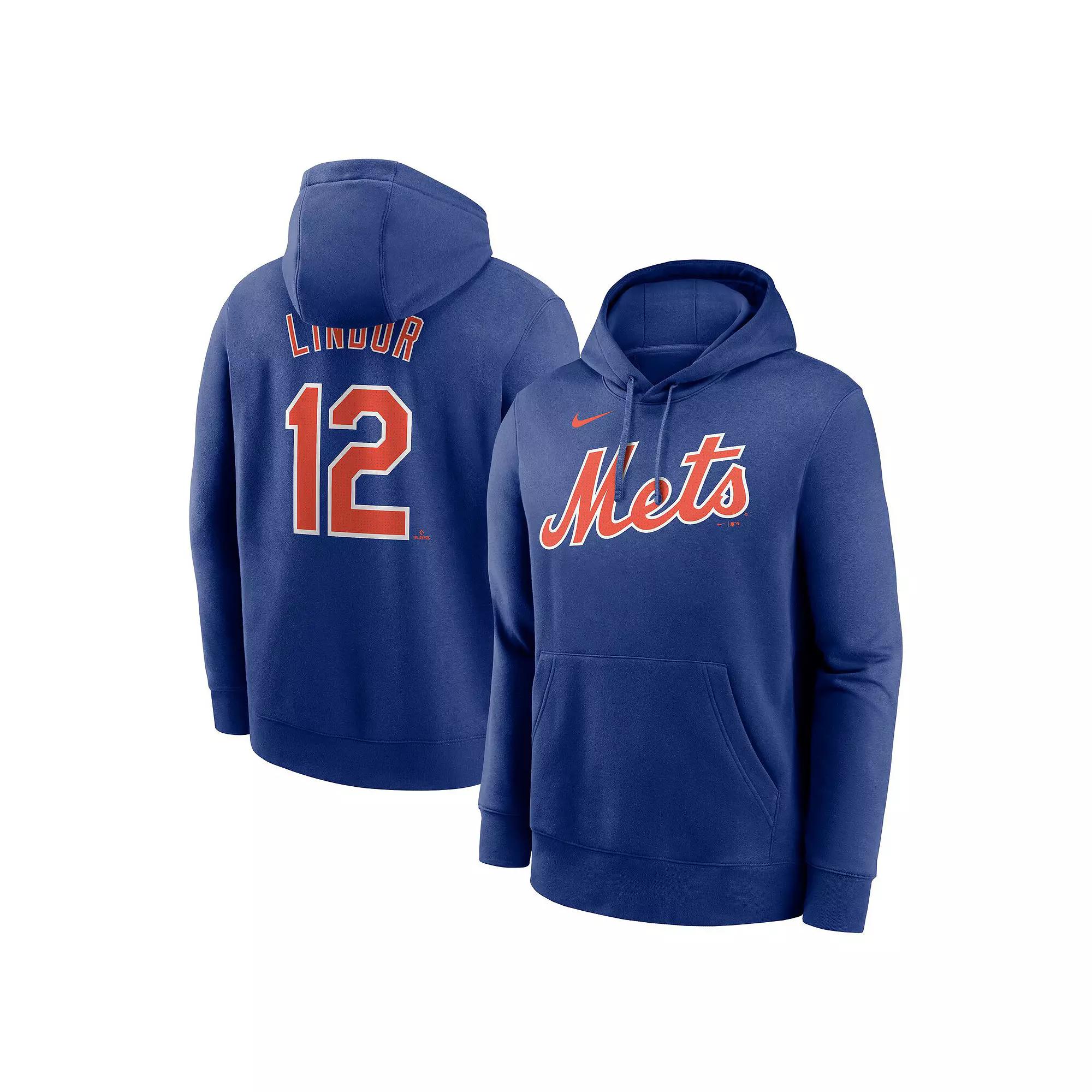 Men's Nike Marcus Semien Royal Texas Rangers Player Name & Number Club Pullover Hoodie,  Product Image