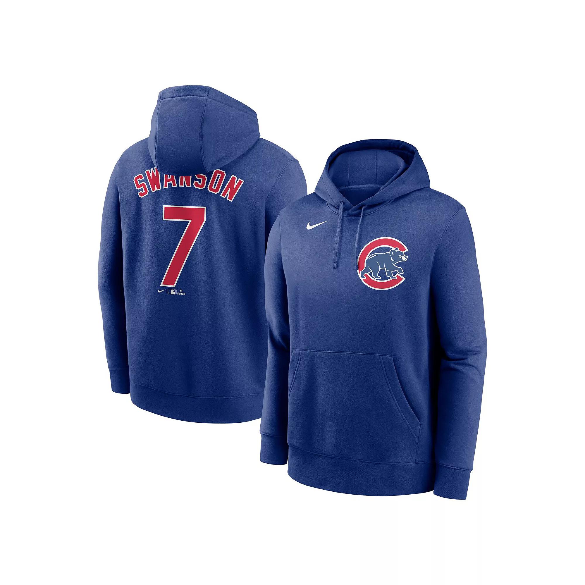 Men's Nike Marcus Semien Royal Texas Rangers Player Name & Number Club Pullover Hoodie,  Product Image