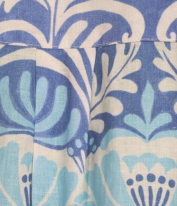 J.McLaughlin Wellesley Printed Collar Neck 3/4 Sleeve Dress Product Image