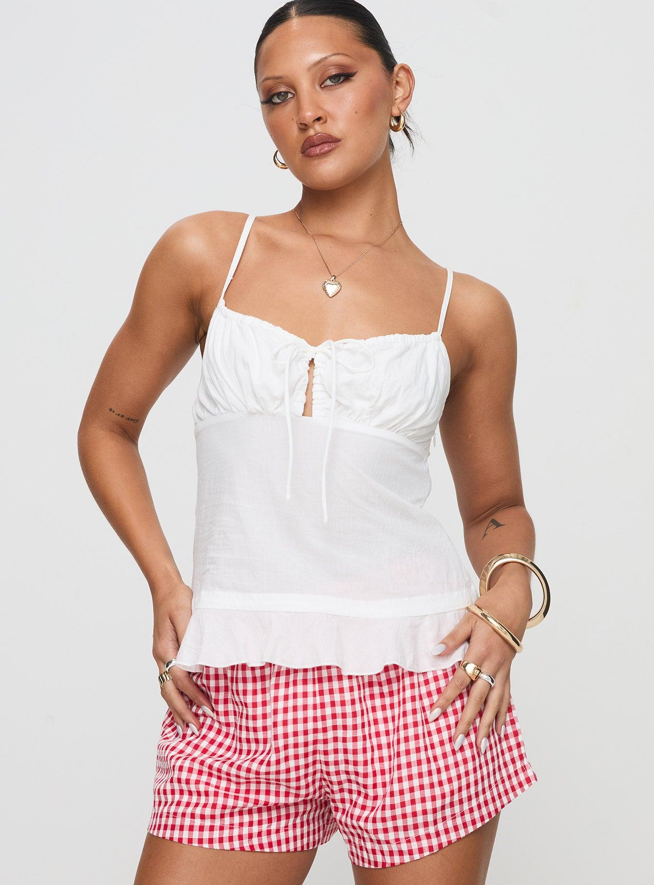 Empress Cami Top White Product Image