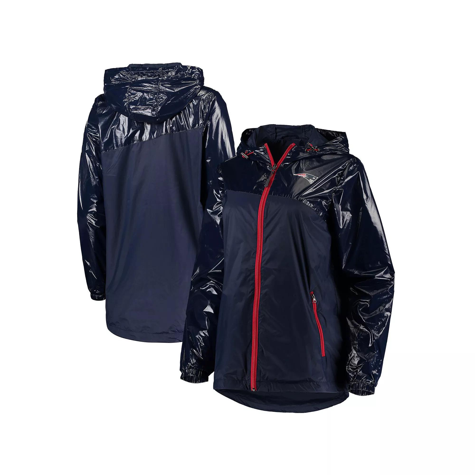 Women's G-III 4Her by Carl Banks Navy New England Patriots Double-Coverage Full-Zip Hoodie Jacket,  Product Image