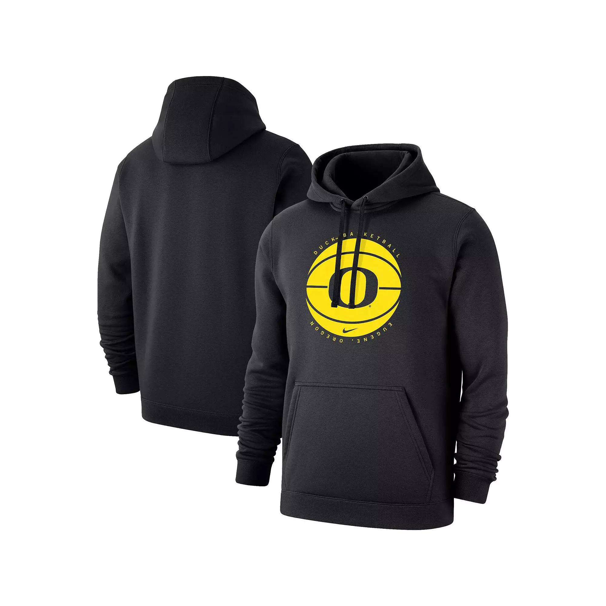 Men's Nike Black Oregon Ducks Basketball Pullover Hoodie,  Product Image