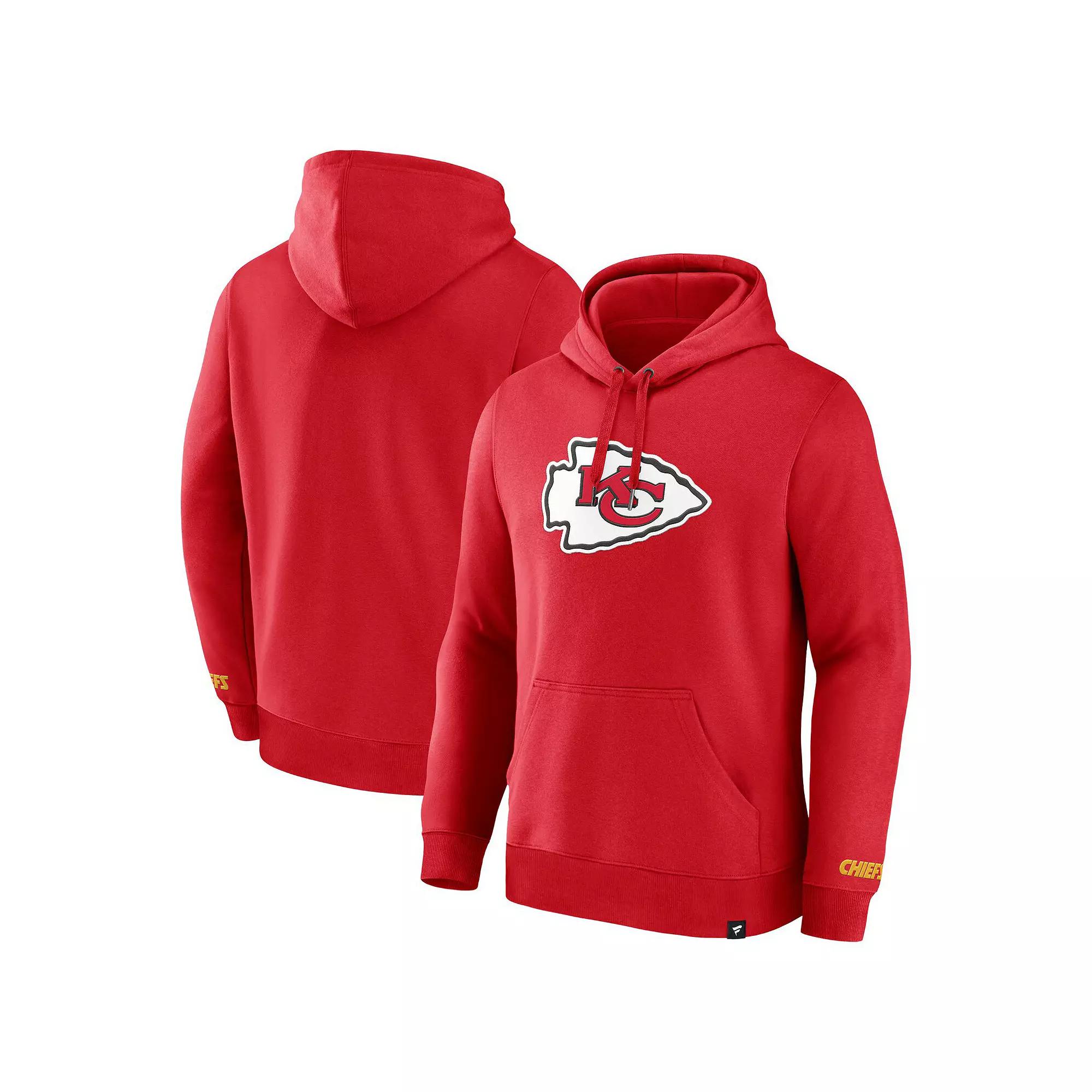 Men's Fanatics  Red Kansas City Chiefs Legacy Fleece Pullover Hoodie, Size: 2XL Product Image