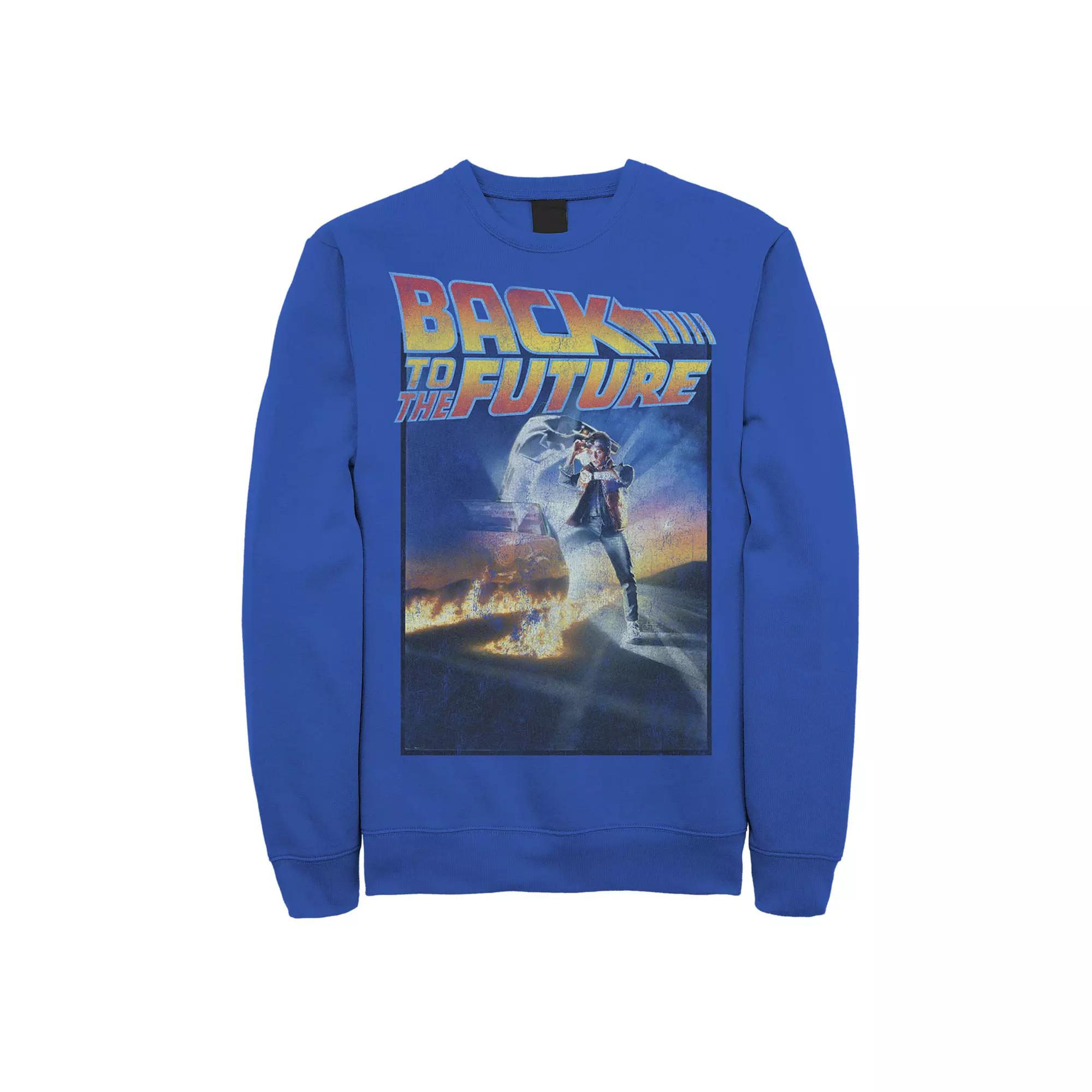 Men's Back To The Future Classic Poster Sweatshirt,  Product Image