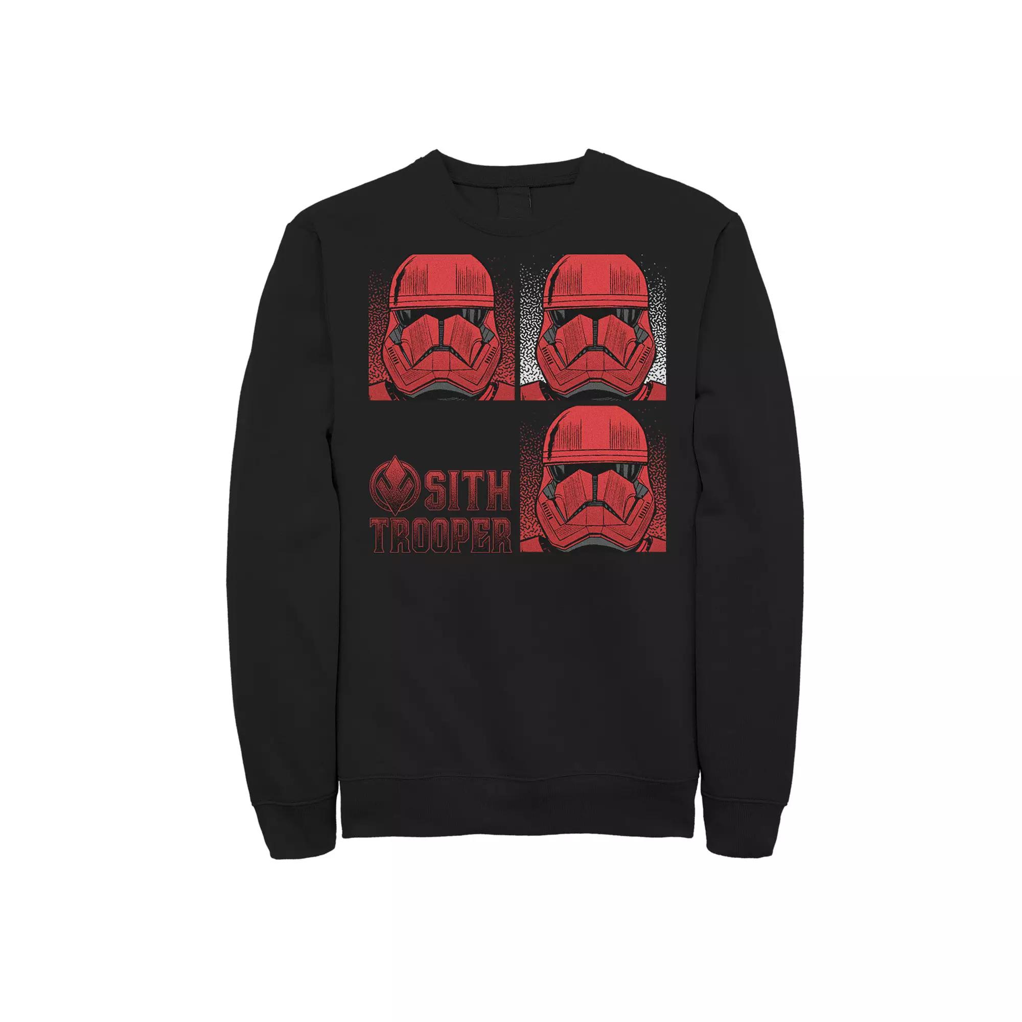 Men's Star Wars The Rise of Skywalker Sith Trooper Panels Fleece Graphic Top,  Product Image