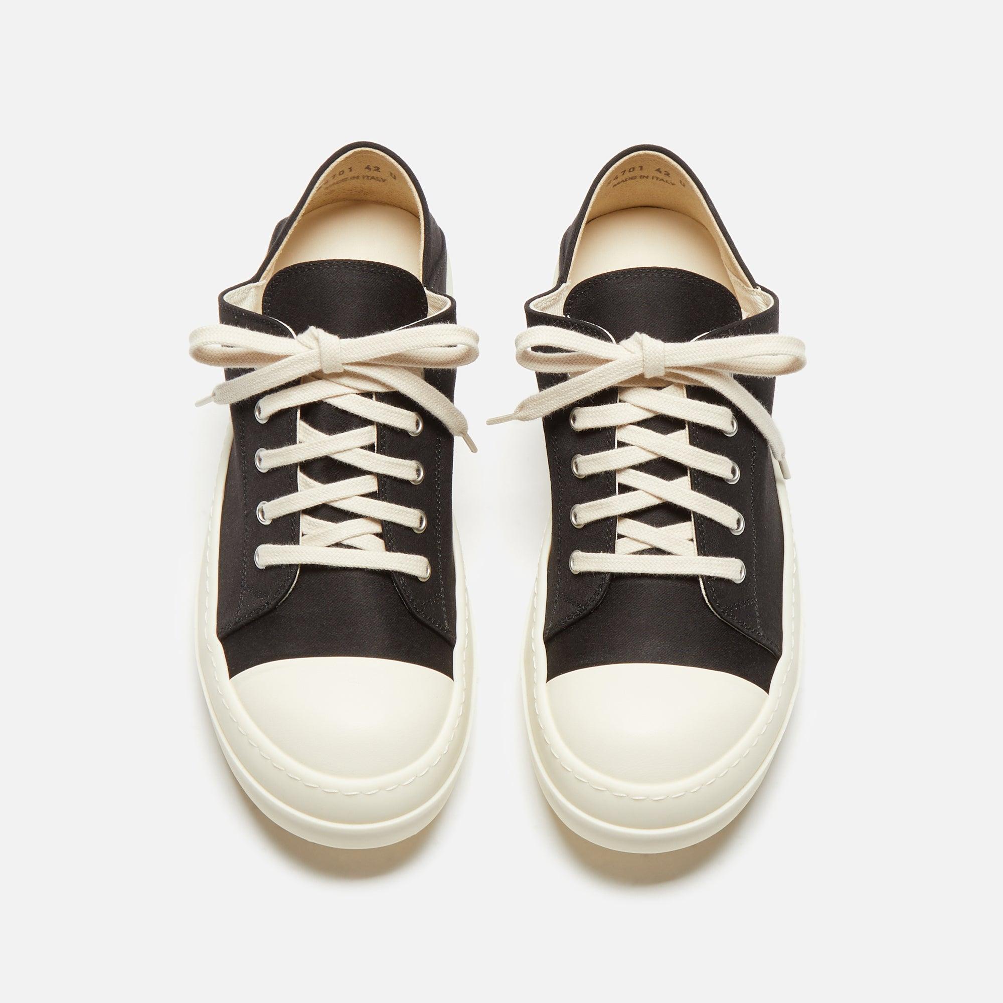 Rick Owens WMNS DRKSHDW Slip On - Black / Milk / Milk Male Product Image