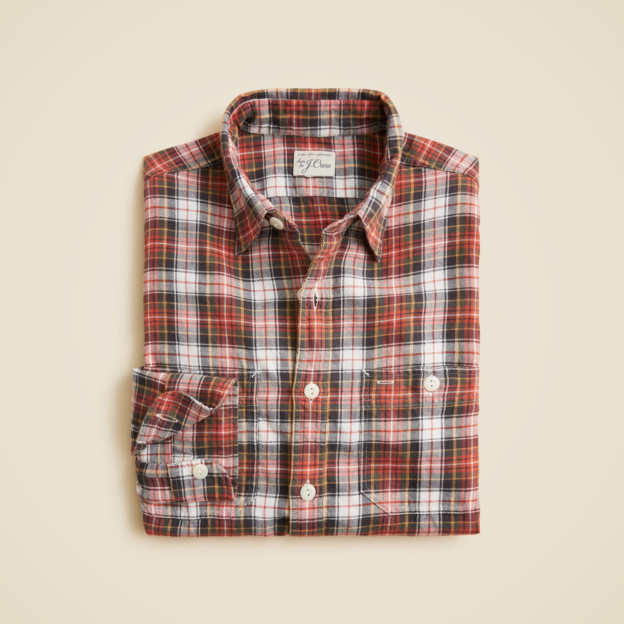 Cotton-hemp blend twill workshirt Product Image