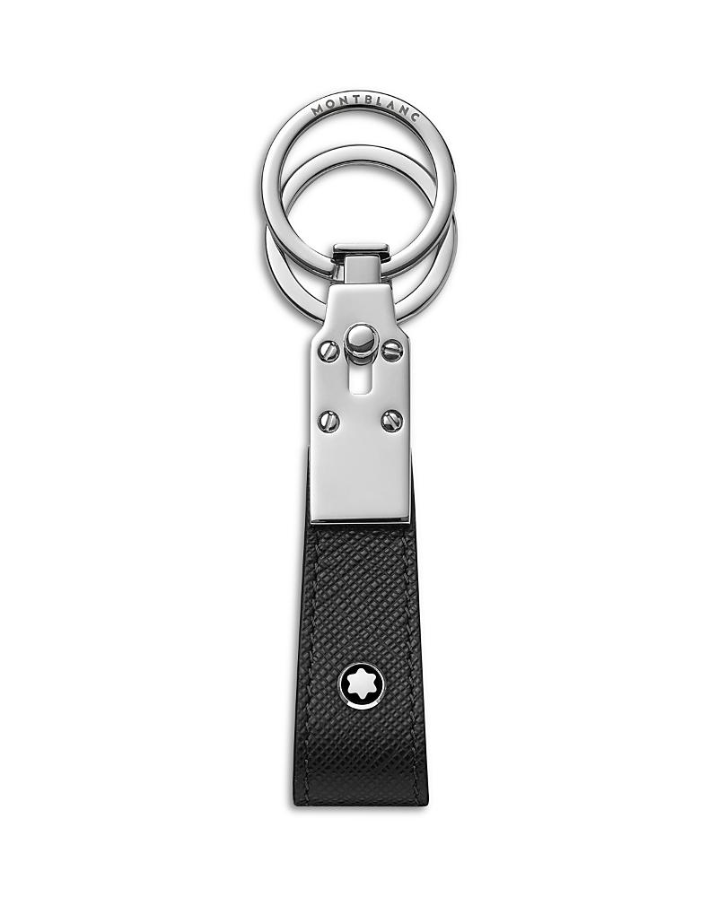 Mens Sartorial Leather & Stainless Steel Key Fob Product Image
